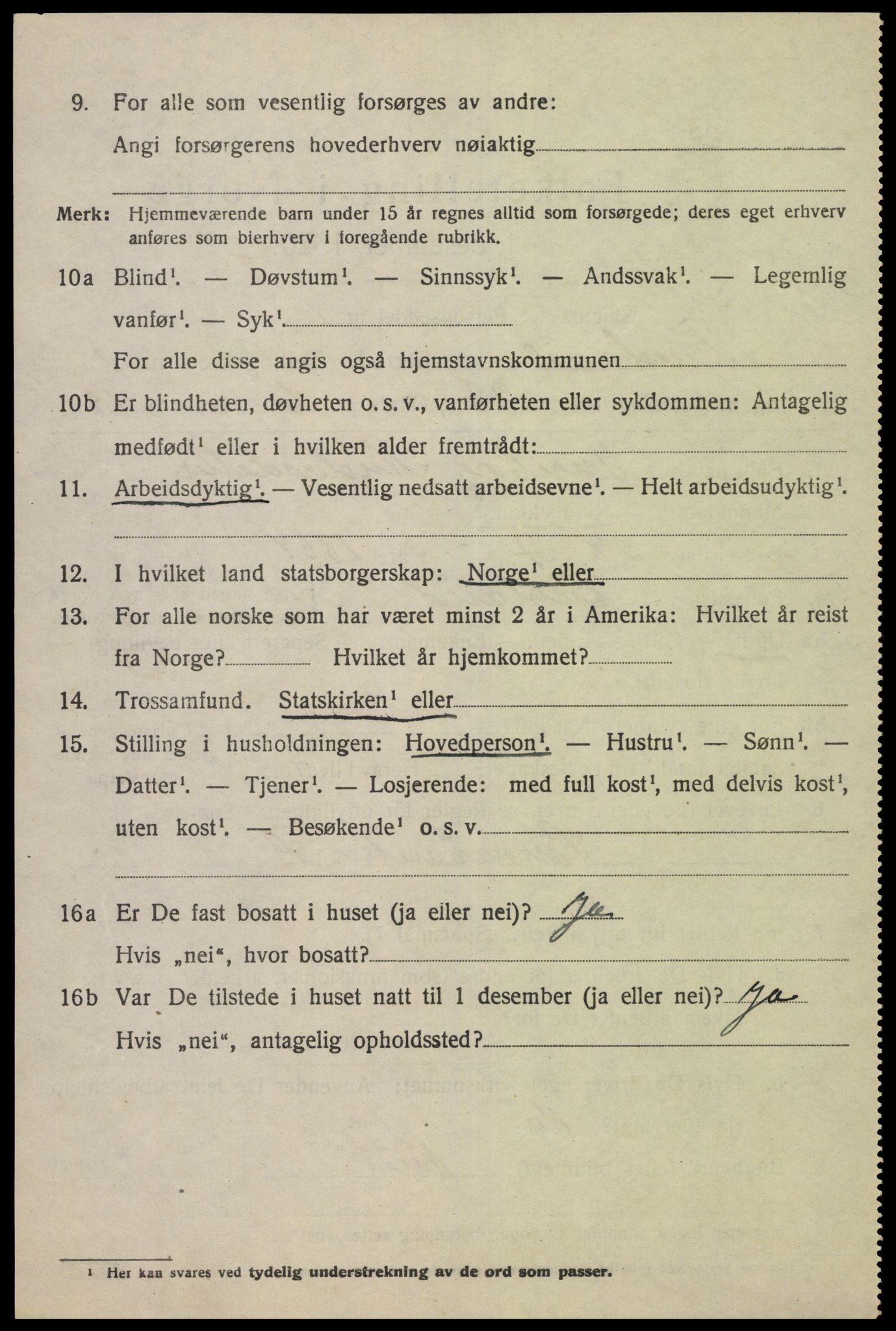 SAK, 1920 census for Finsland, 1920, p. 719