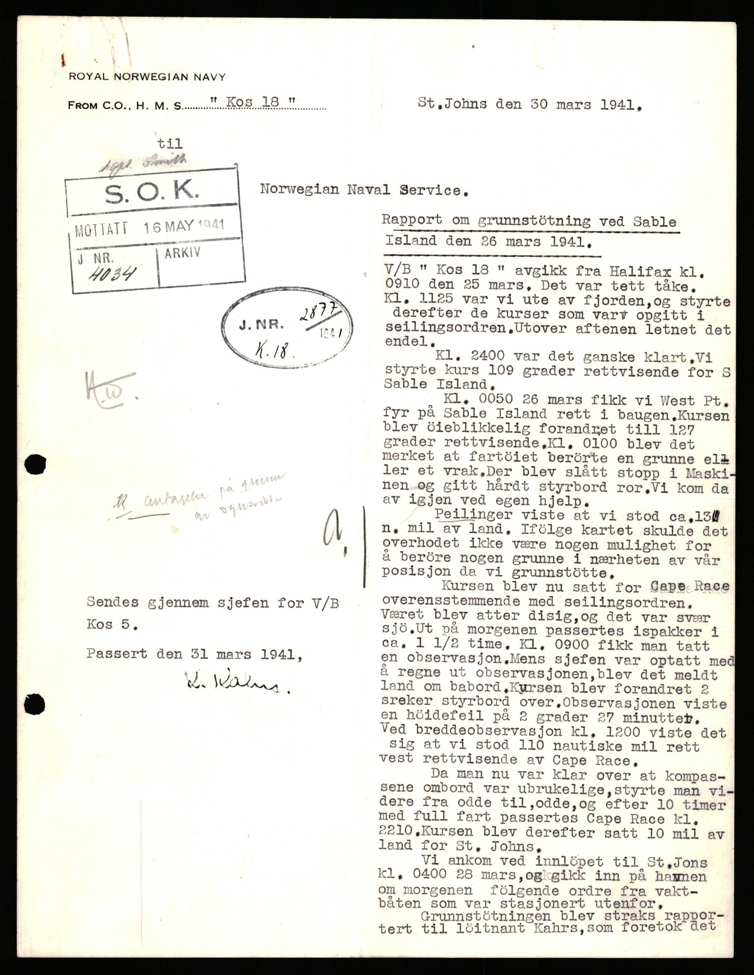 Forsvaret, Sjøforsvarets overkommando, AV/RA-RAFA-2035/D/Dc/L0306: --, 1940-1945, p. 29