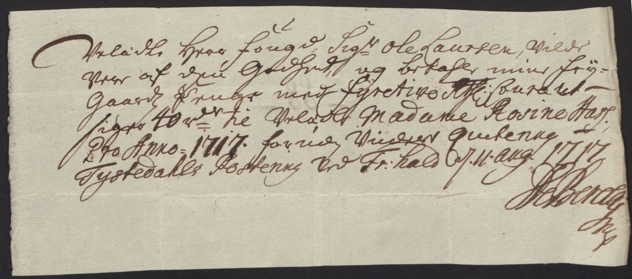 Rentekammeret inntil 1814, Reviderte regnskaper, Fogderegnskap, AV/RA-EA-4092/R48/L2994: Fogderegnskap Sunnhordland og Hardanger, 1717, p. 386