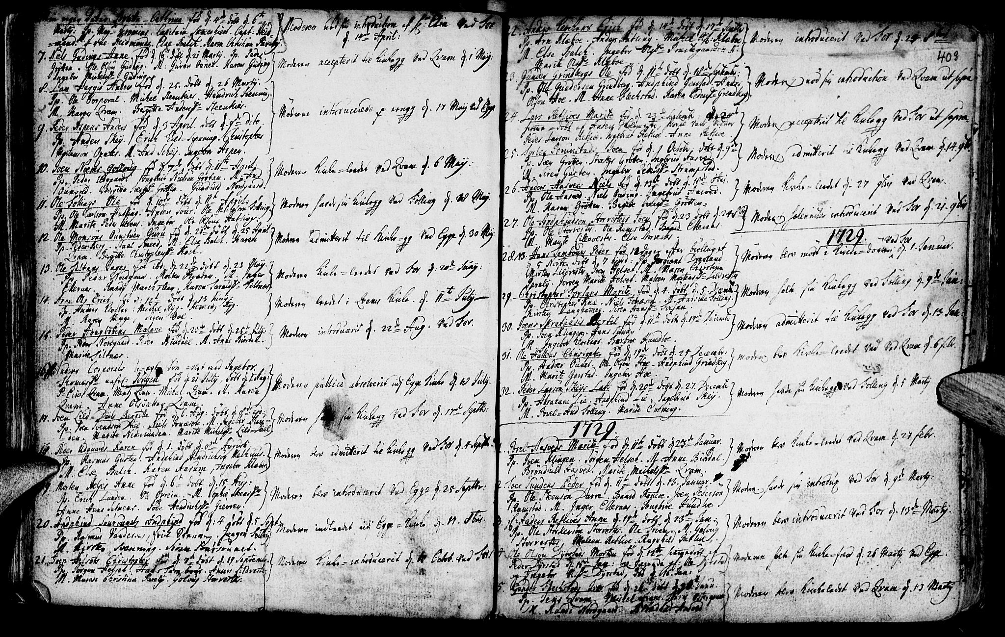 Ministerialprotokoller, klokkerbøker og fødselsregistre - Nord-Trøndelag, SAT/A-1458/746/L0439: Parish register (official) no. 746A01, 1688-1759, p. 40h