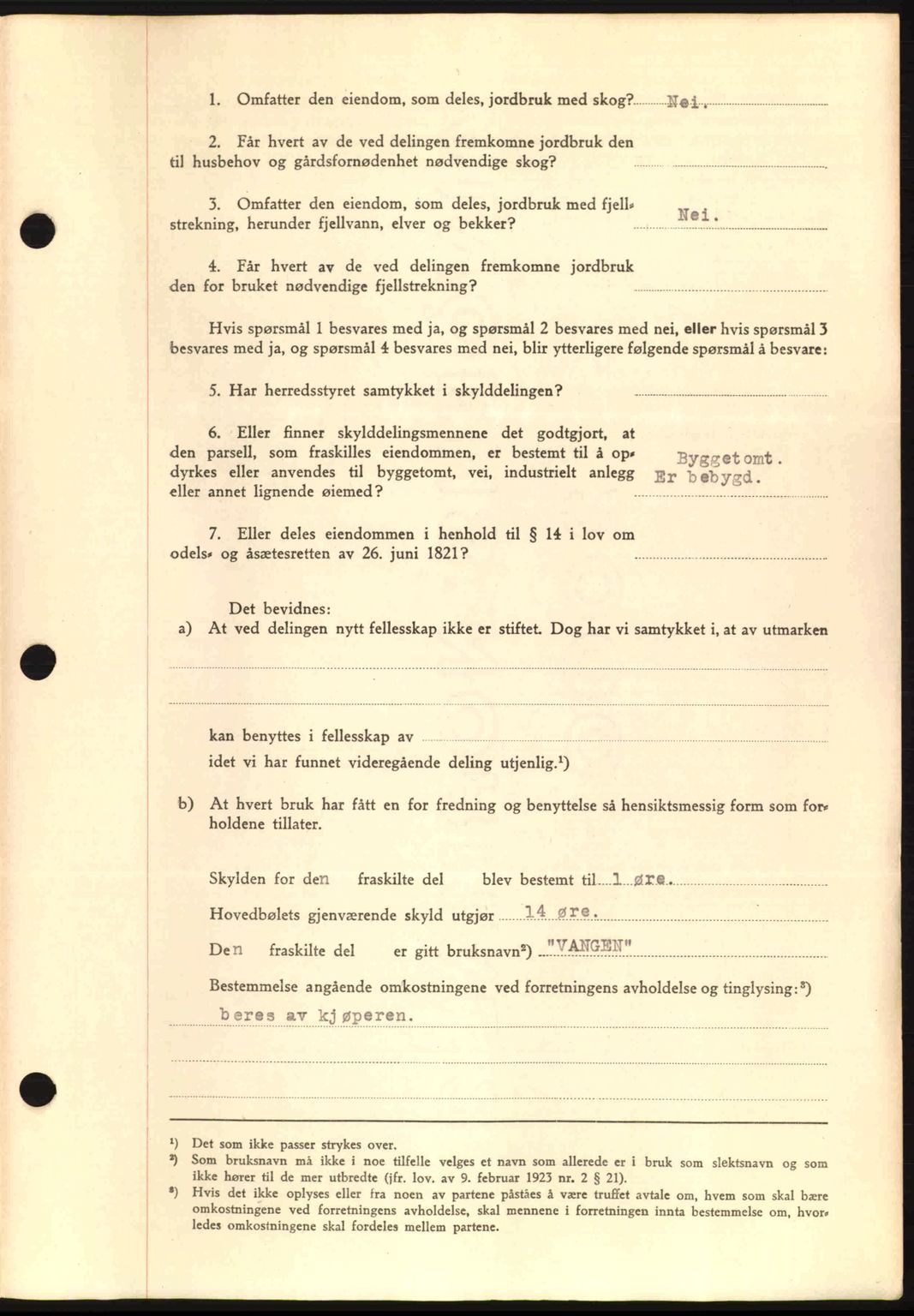 Romsdal sorenskriveri, AV/SAT-A-4149/1/2/2C: Mortgage book no. A13, 1942-1943, Diary no: : 412/1943