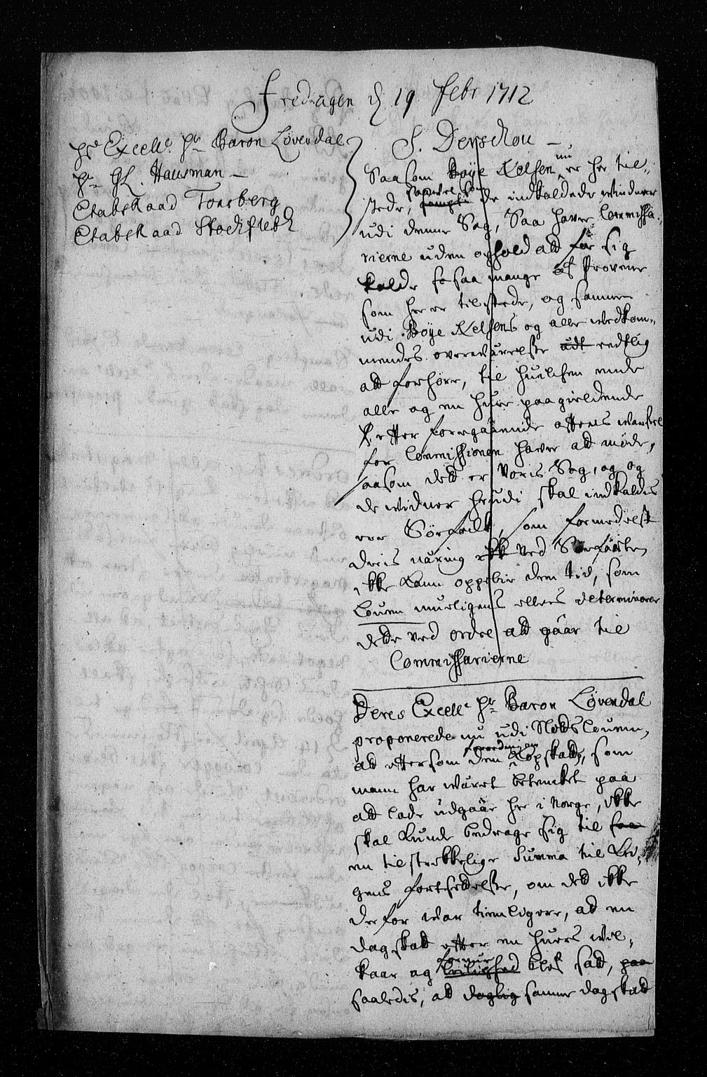 Stattholderembetet 1572-1771, AV/RA-EA-2870/Aa/L0004: Konsept til voteringsprotokoll, 1712, p. 45