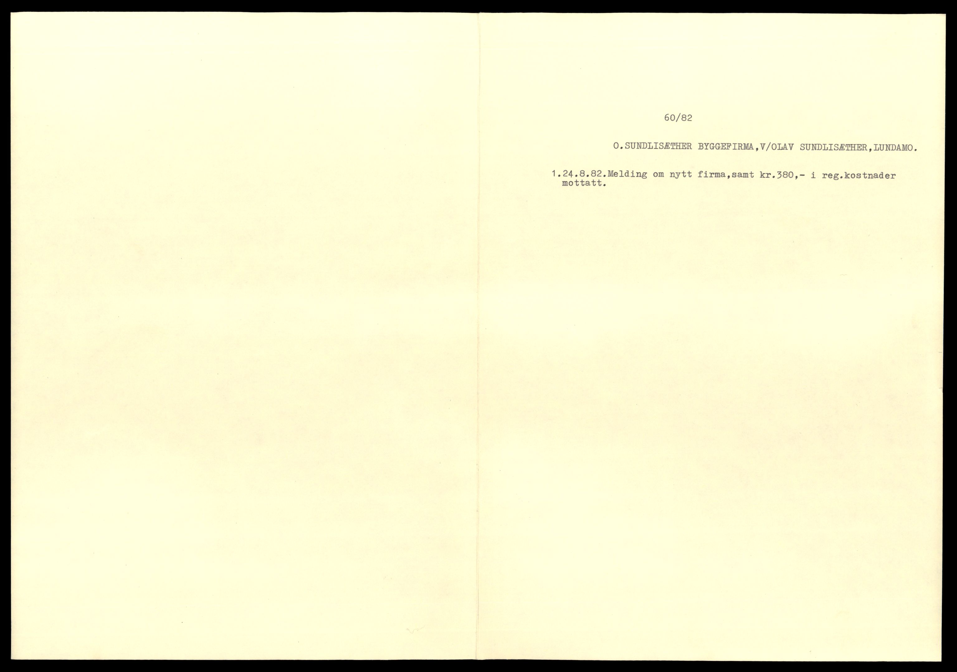 Gauldal sorenskriveri, AV/SAT-A-0014/2/J/Jd/Jde/L0006: Bilag, 1982, p. 1
