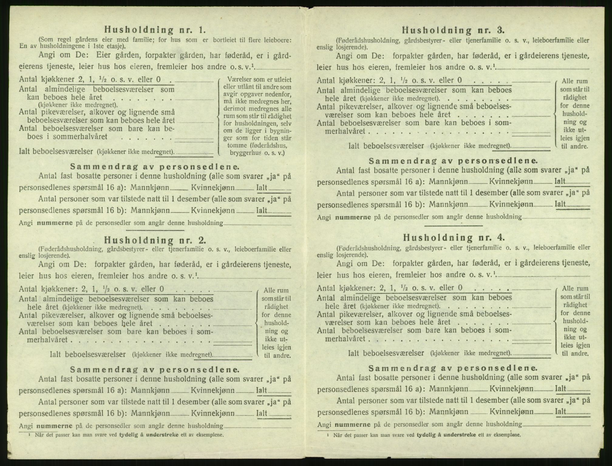 SAT, 1920 census for Skodje, 1920, p. 244