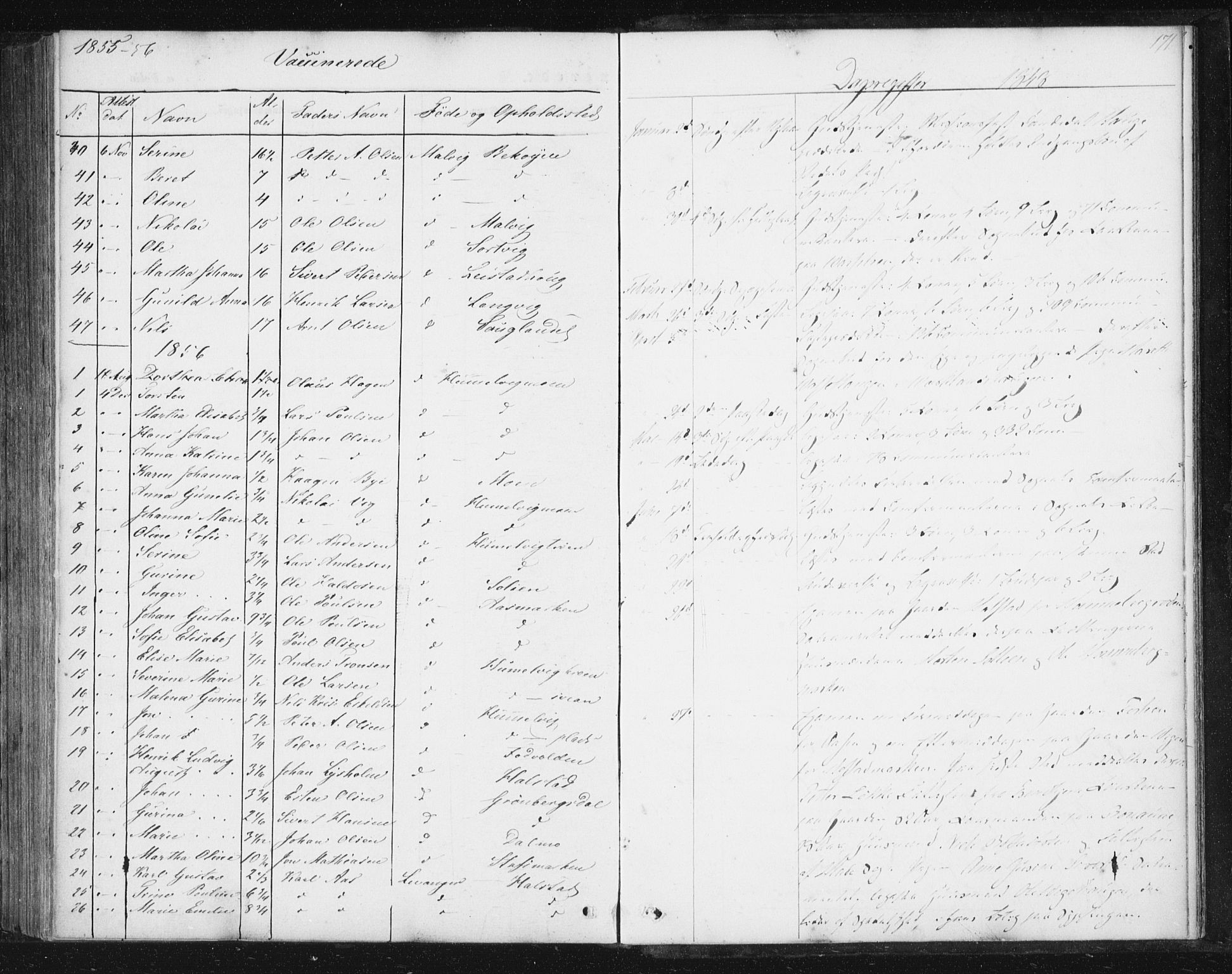 Ministerialprotokoller, klokkerbøker og fødselsregistre - Sør-Trøndelag, SAT/A-1456/616/L0407: Parish register (official) no. 616A04, 1848-1856, p. 171