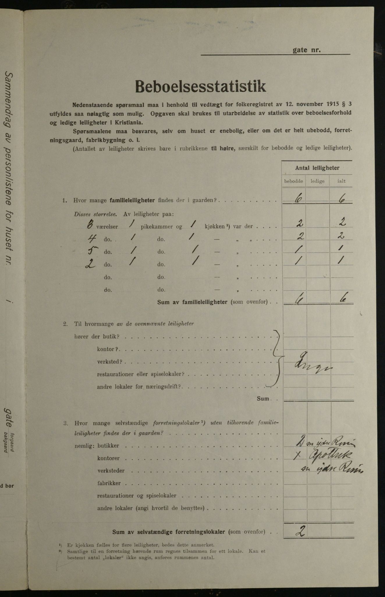 OBA, Municipal Census 1923 for Kristiania, 1923, p. 97195