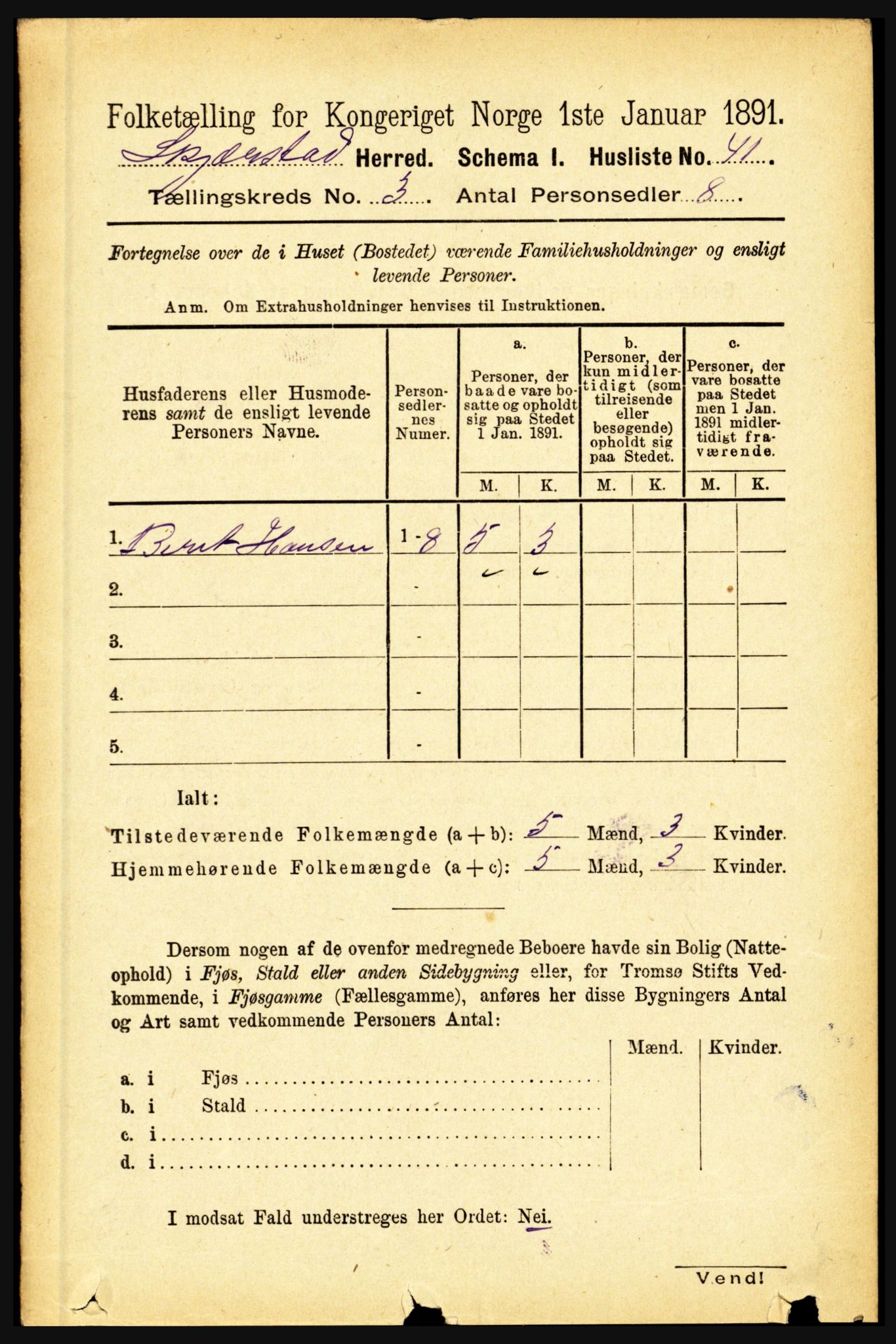 RA, 1891 census for 1842 Skjerstad, 1891, p. 730