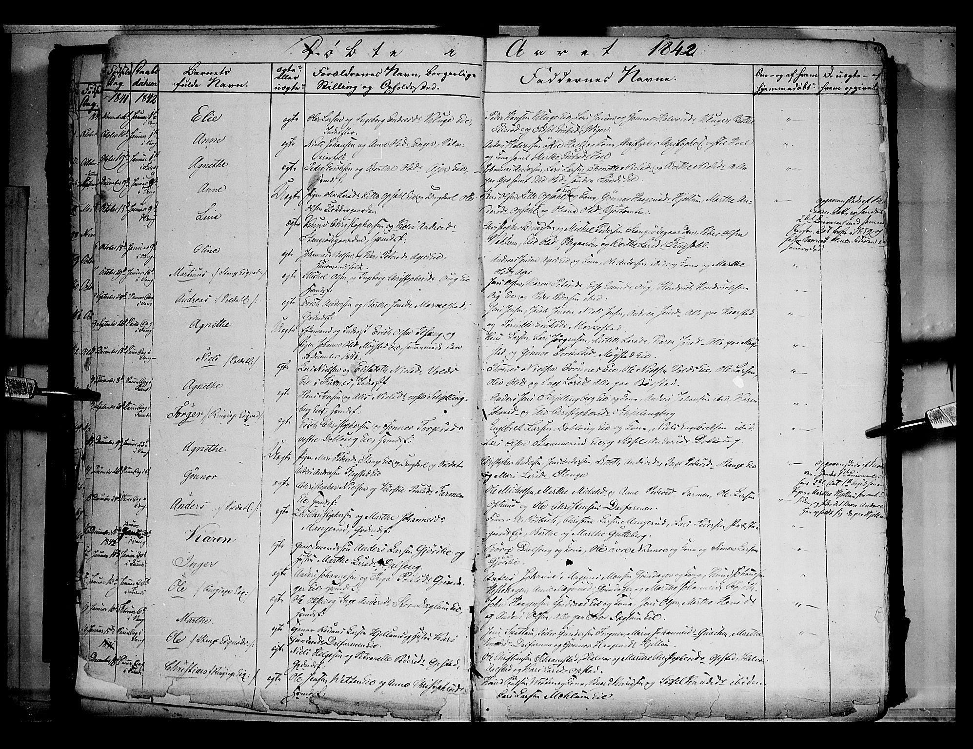 Vang prestekontor, Hedmark, SAH/PREST-008/H/Ha/Haa/L0010: Parish register (official) no. 10, 1841-1855