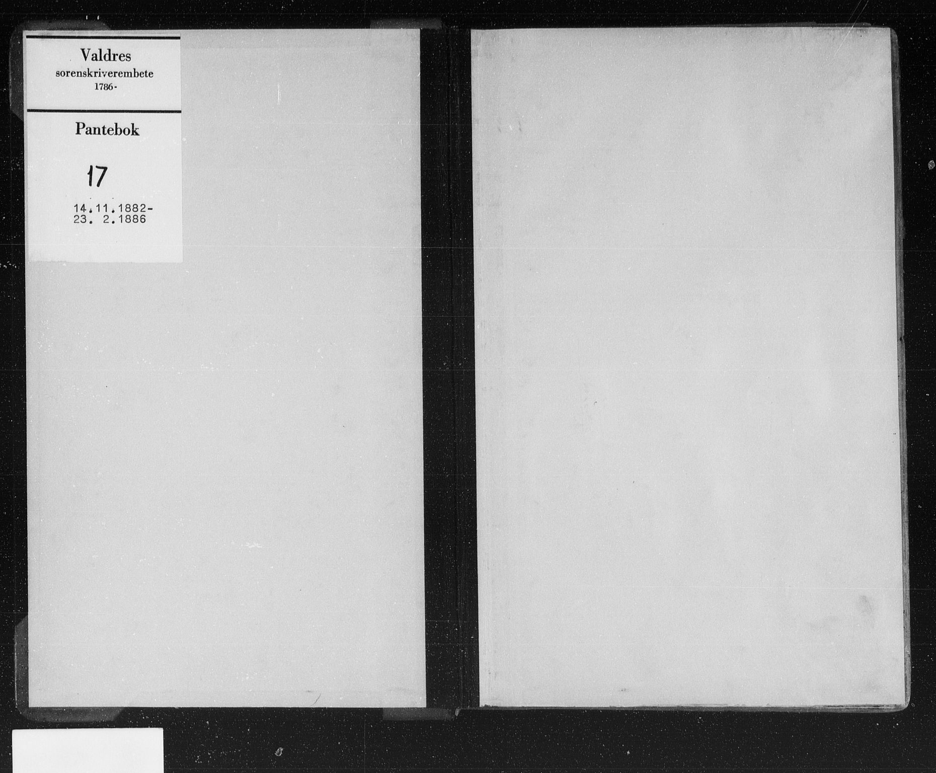 Valdres sorenskriveri, AV/SAH-TING-016/H/Hb/Hba/L0017: Mortgage book no. 17, 1882-1886