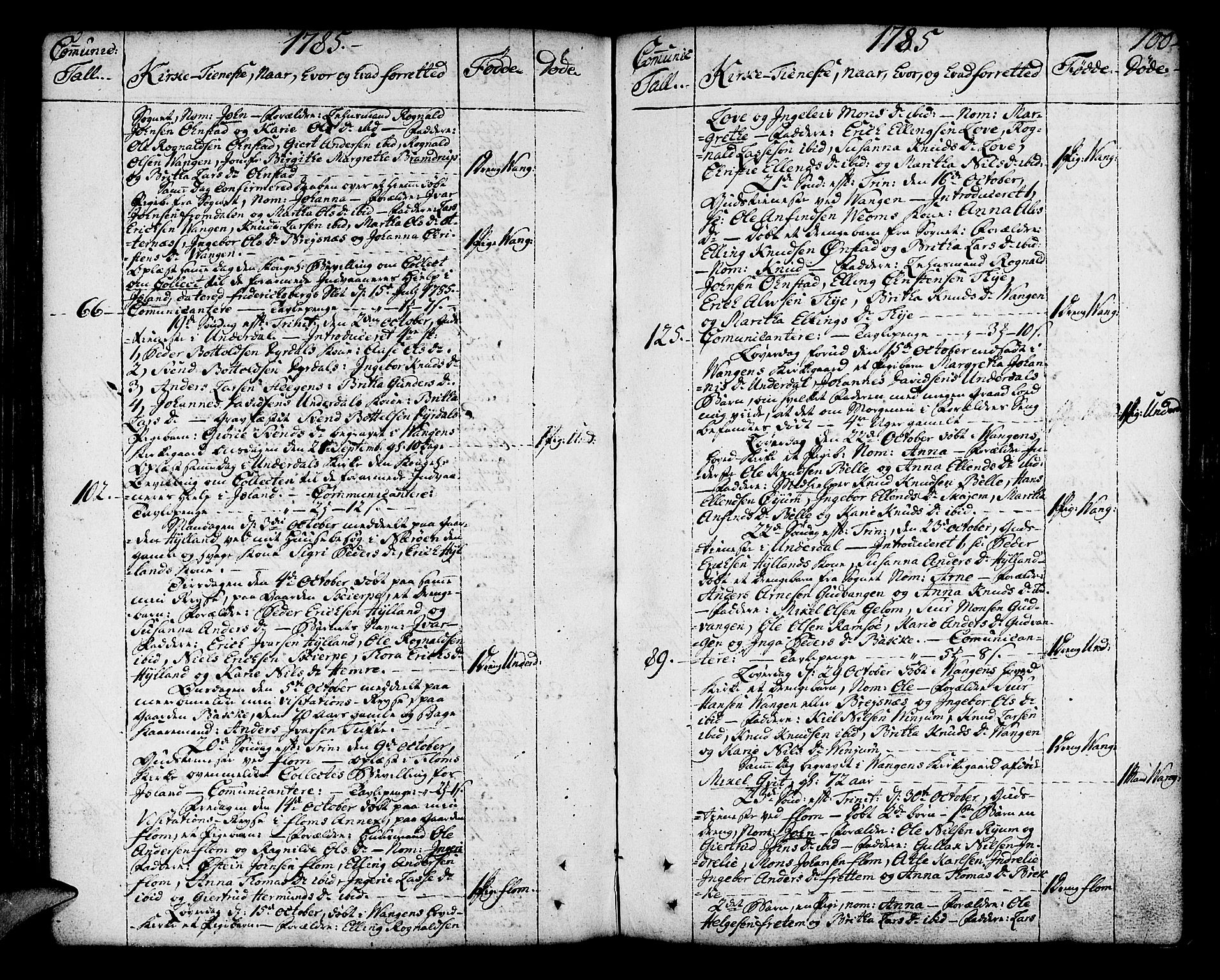 Aurland sokneprestembete, AV/SAB-A-99937/H/Ha/Haa/L0004: Parish register (official) no. A 4, 1756-1801, p. 100