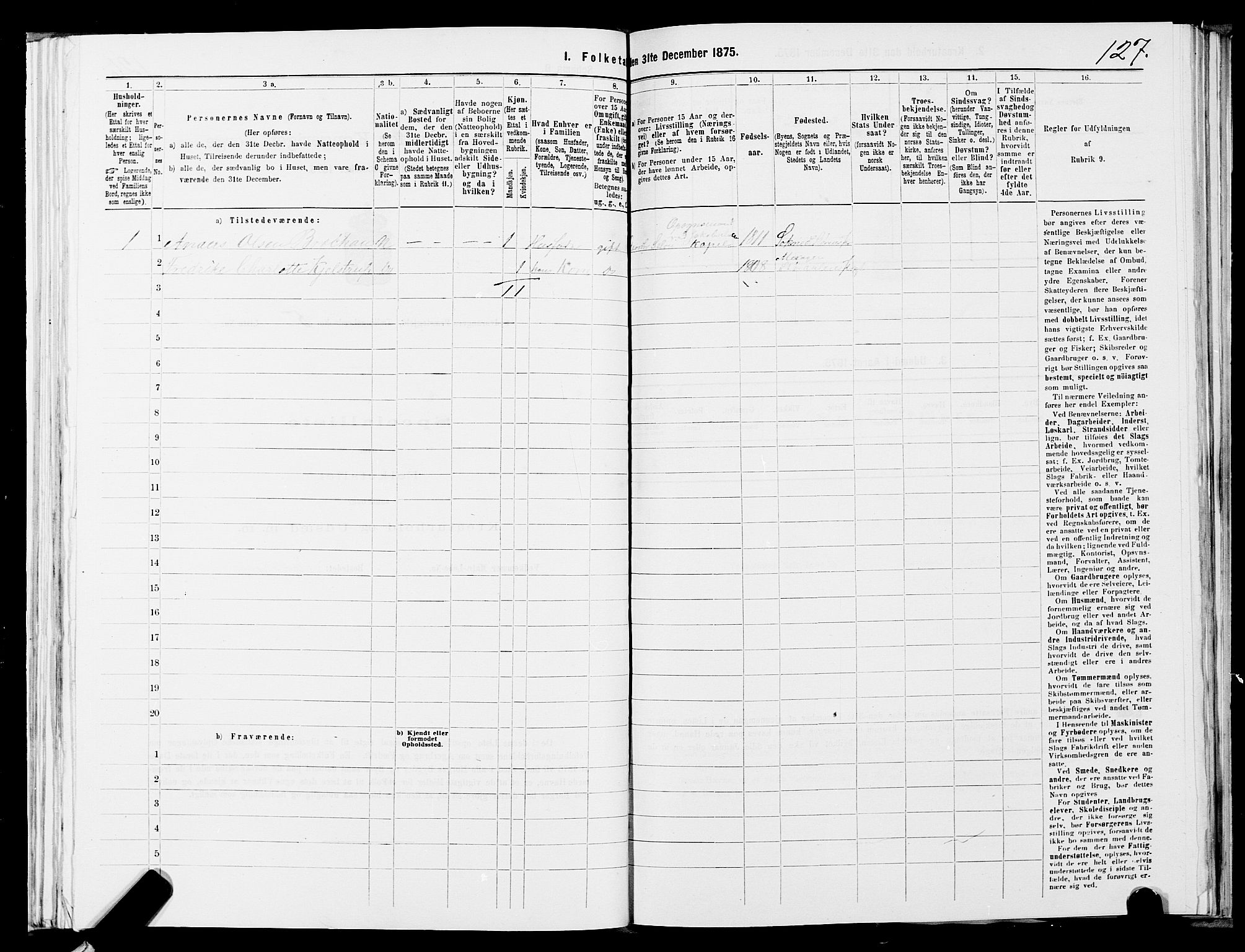 SATØ, 1875 census for 2030P Sør-Varanger, 1875, p. 2127