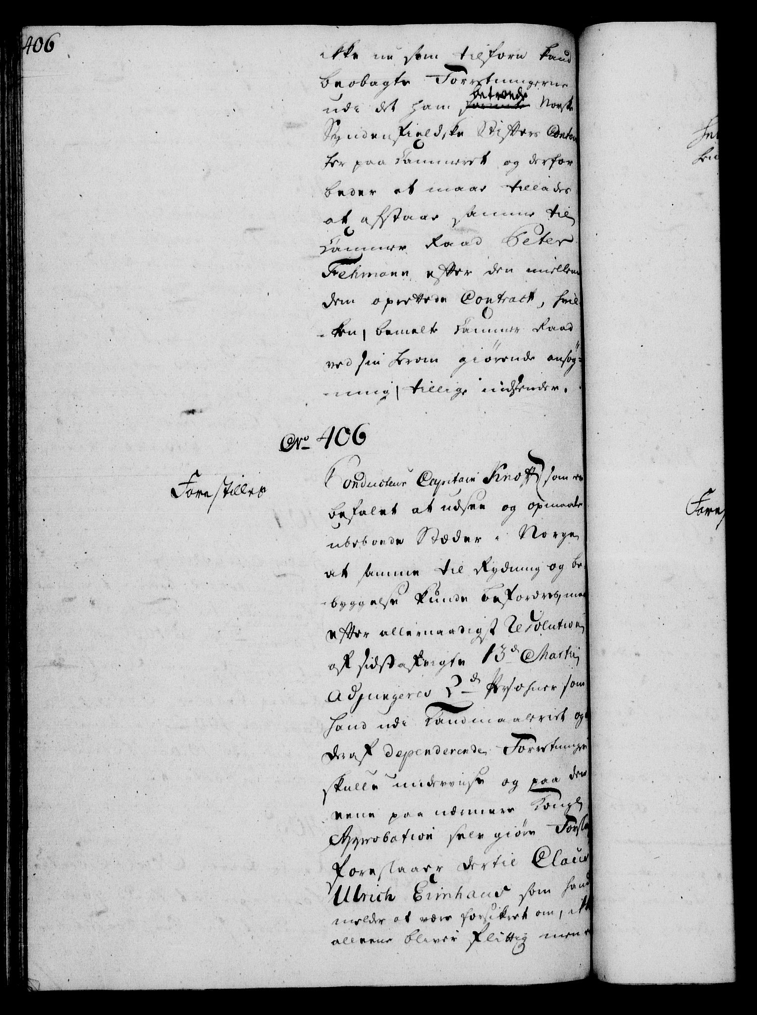 Rentekammeret, Kammerkanselliet, RA/EA-3111/G/Gh/Gha/L0031: Norsk ekstraktmemorialprotokoll (merket RK 53.76), 1751-1753, p. 406