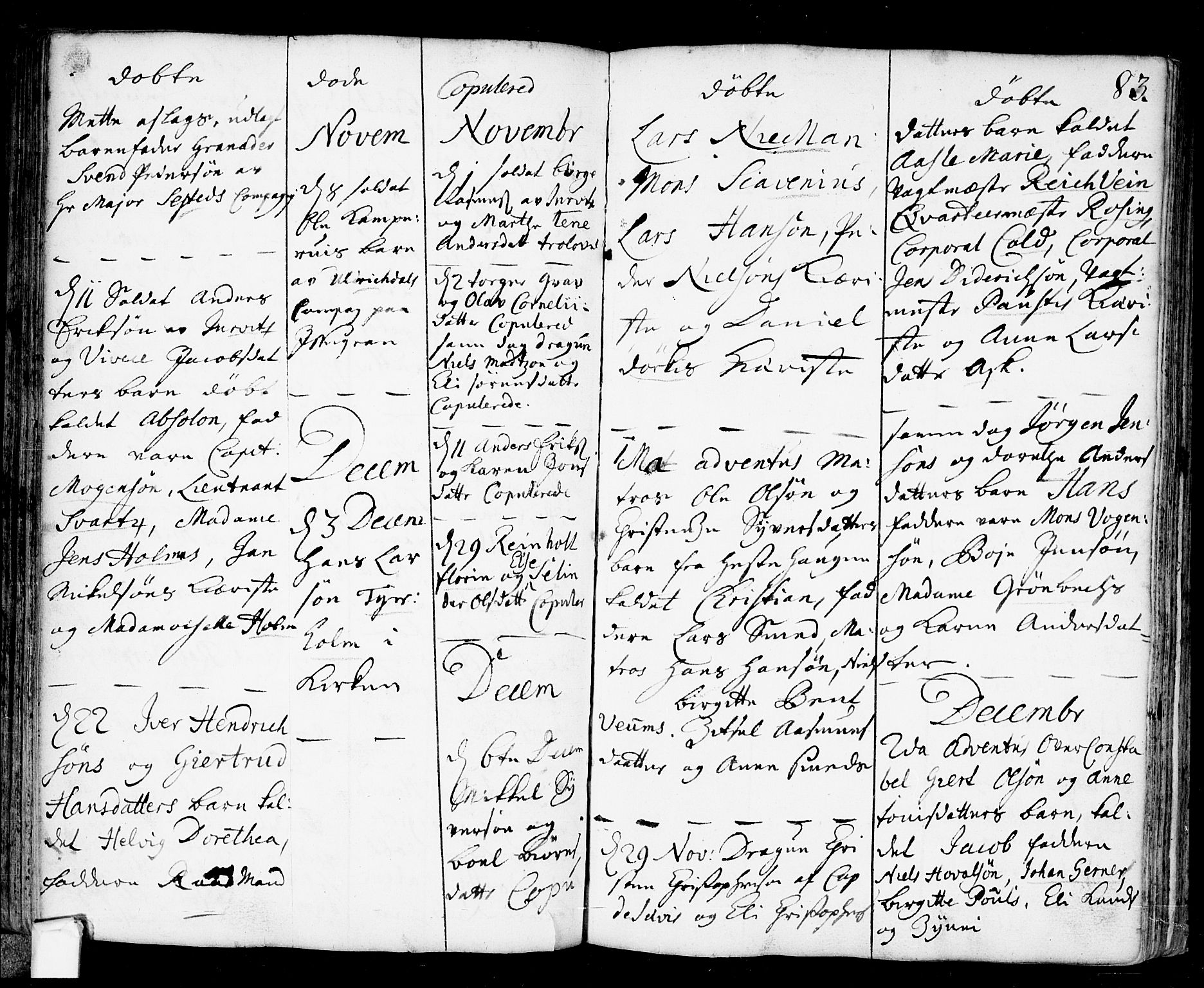 Fredrikstad prestekontor Kirkebøker, AV/SAO-A-11082/F/Fa/L0001: Parish register (official) no. 1, 1717-1731, p. 83