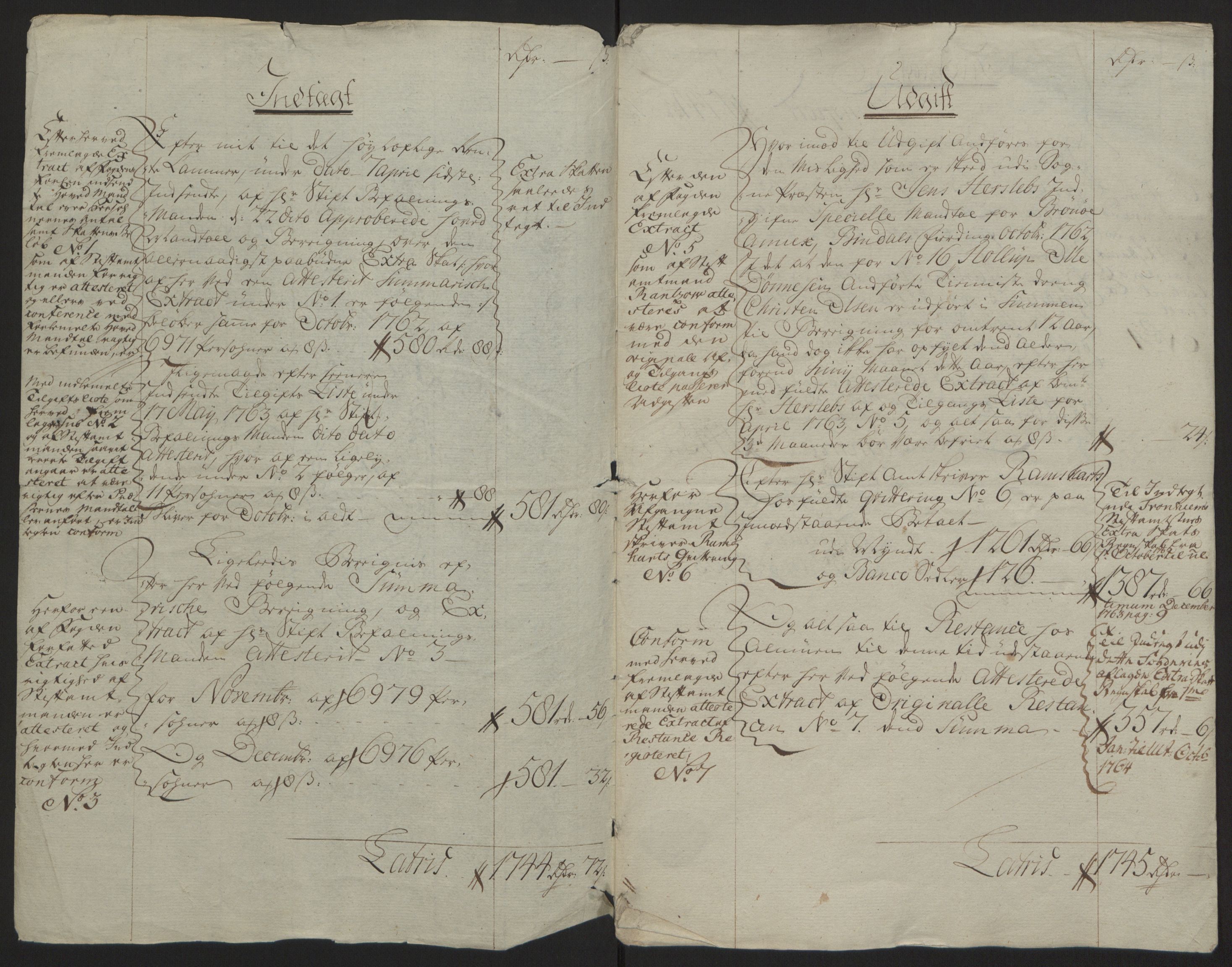 Rentekammeret inntil 1814, Reviderte regnskaper, Fogderegnskap, RA/EA-4092/R64/L4502: Ekstraskatten Namdal, 1762-1772, p. 6