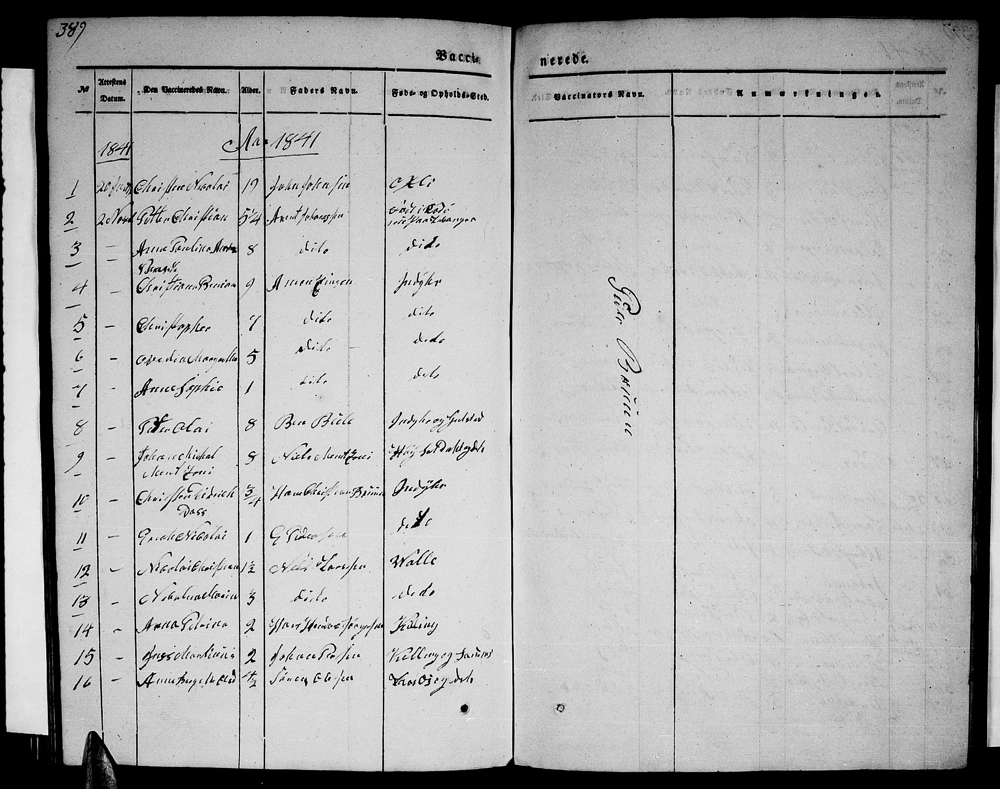 Ministerialprotokoller, klokkerbøker og fødselsregistre - Nordland, SAT/A-1459/805/L0106: Parish register (copy) no. 805C02, 1841-1861, p. 389