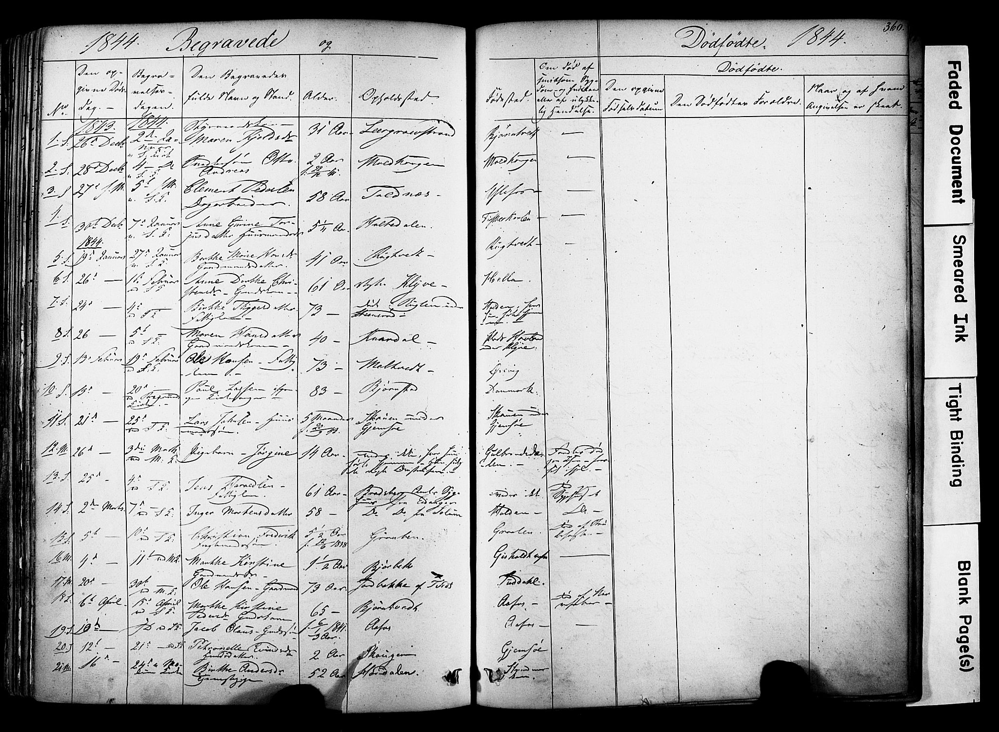 Solum kirkebøker, SAKO/A-306/F/Fa/L0006: Parish register (official) no. I 6, 1844-1855, p. 360