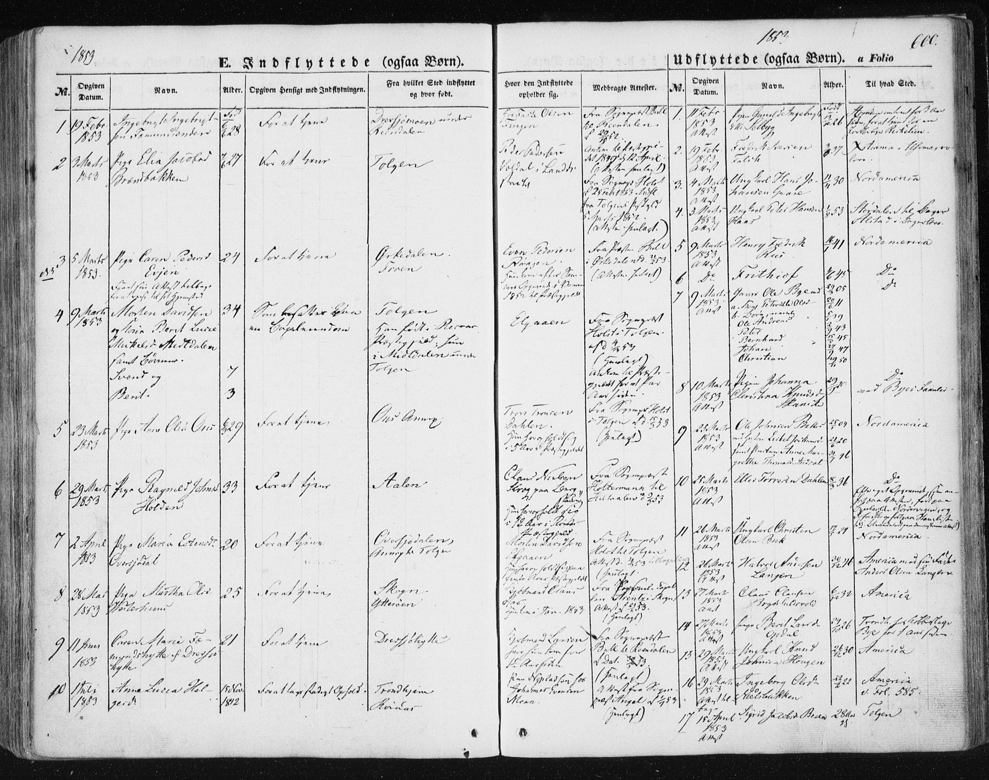 Ministerialprotokoller, klokkerbøker og fødselsregistre - Sør-Trøndelag, SAT/A-1456/681/L0931: Parish register (official) no. 681A09, 1845-1859, p. 600