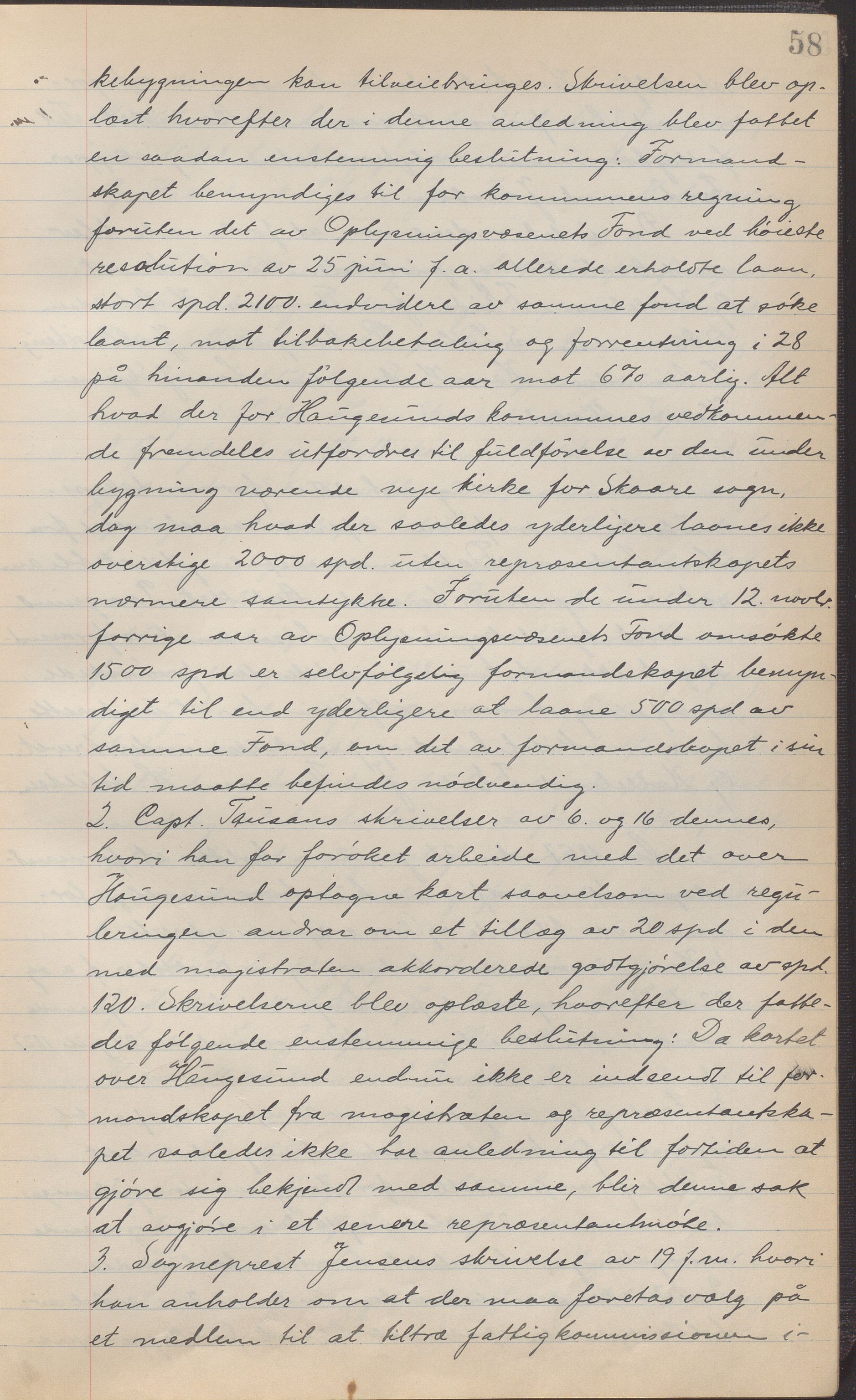 Haugesund kommune - Formannskapet, IKAR/X-0001/A/L0002: Transkribert møtebok, 1855-1874, p. 58