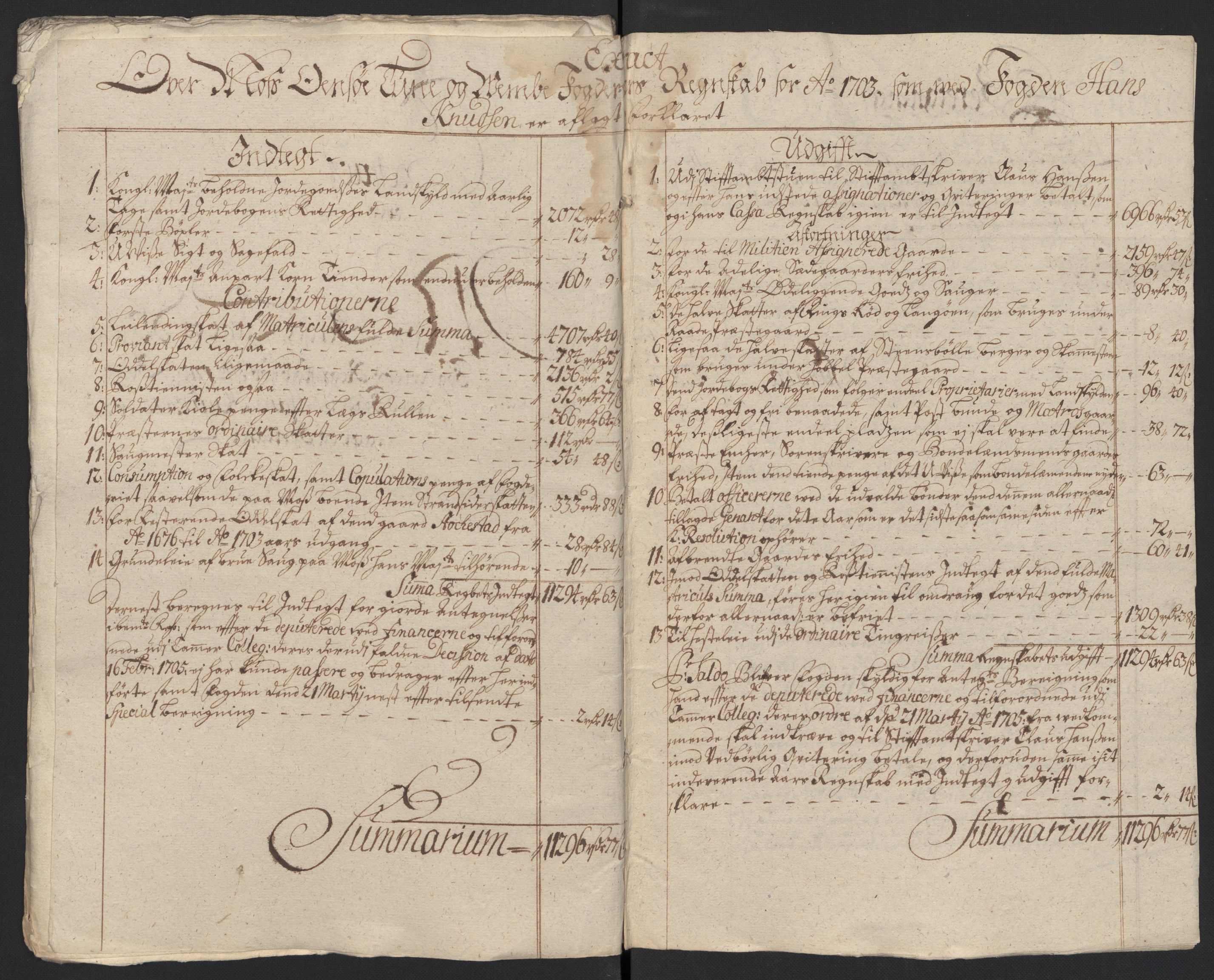 Rentekammeret inntil 1814, Reviderte regnskaper, Fogderegnskap, AV/RA-EA-4092/R04/L0132: Fogderegnskap Moss, Onsøy, Tune, Veme og Åbygge, 1703-1704, p. 275