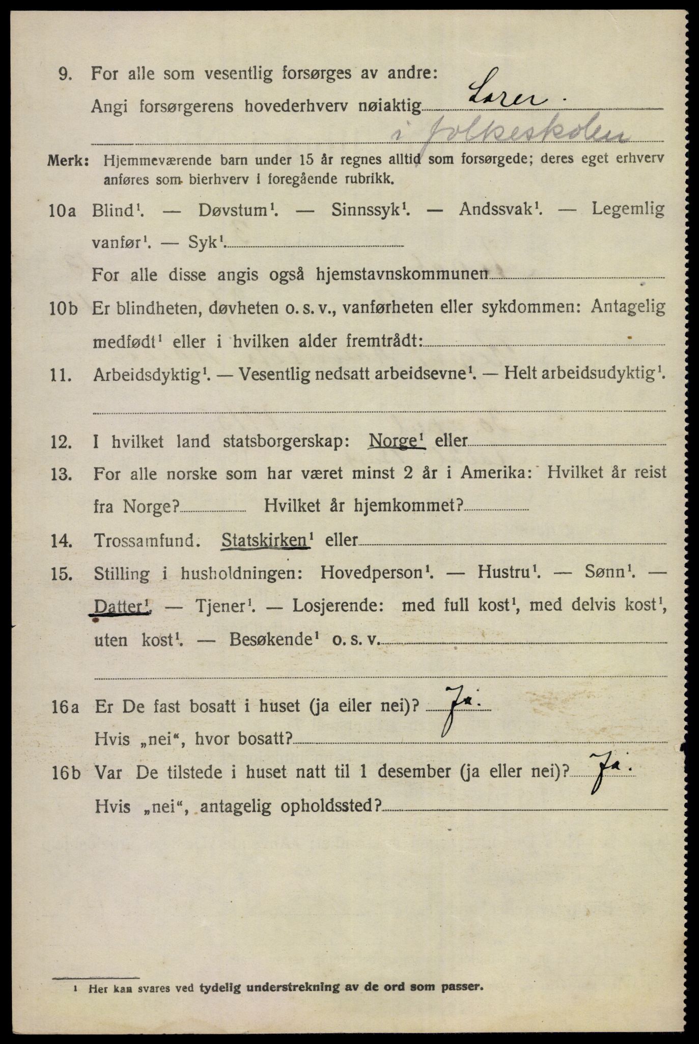 SAKO, 1920 census for Ådal, 1920, p. 7667