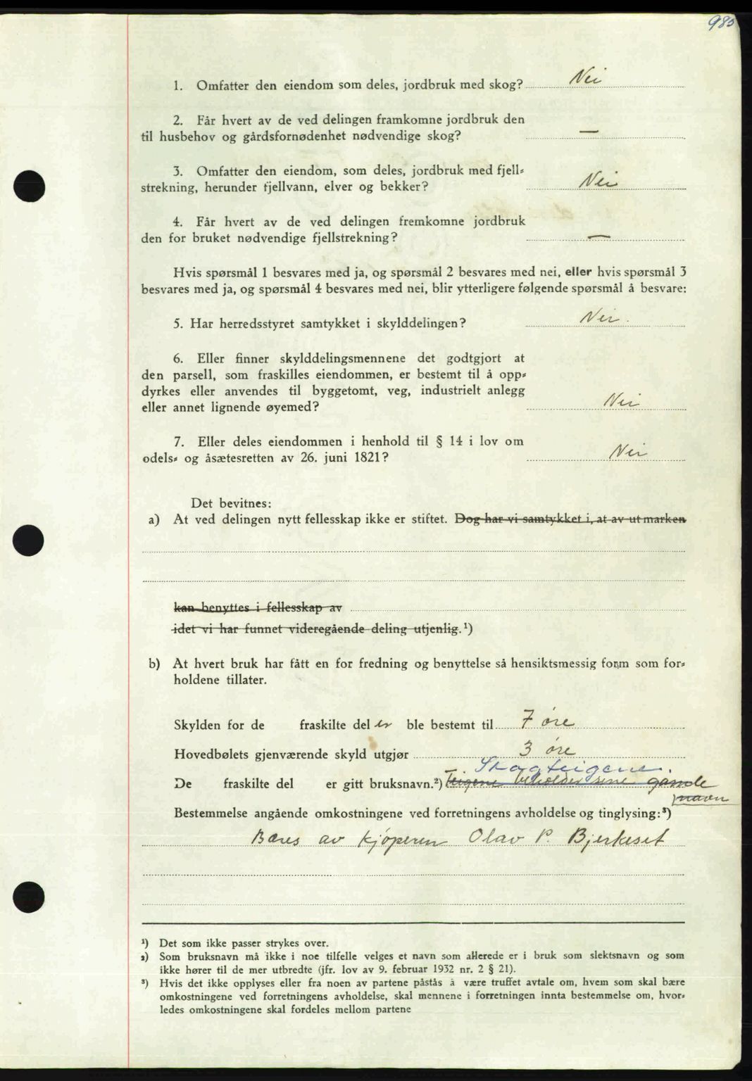 Nordmøre sorenskriveri, AV/SAT-A-4132/1/2/2Ca: Mortgage book no. A110, 1948-1949, Diary no: : 655/1949