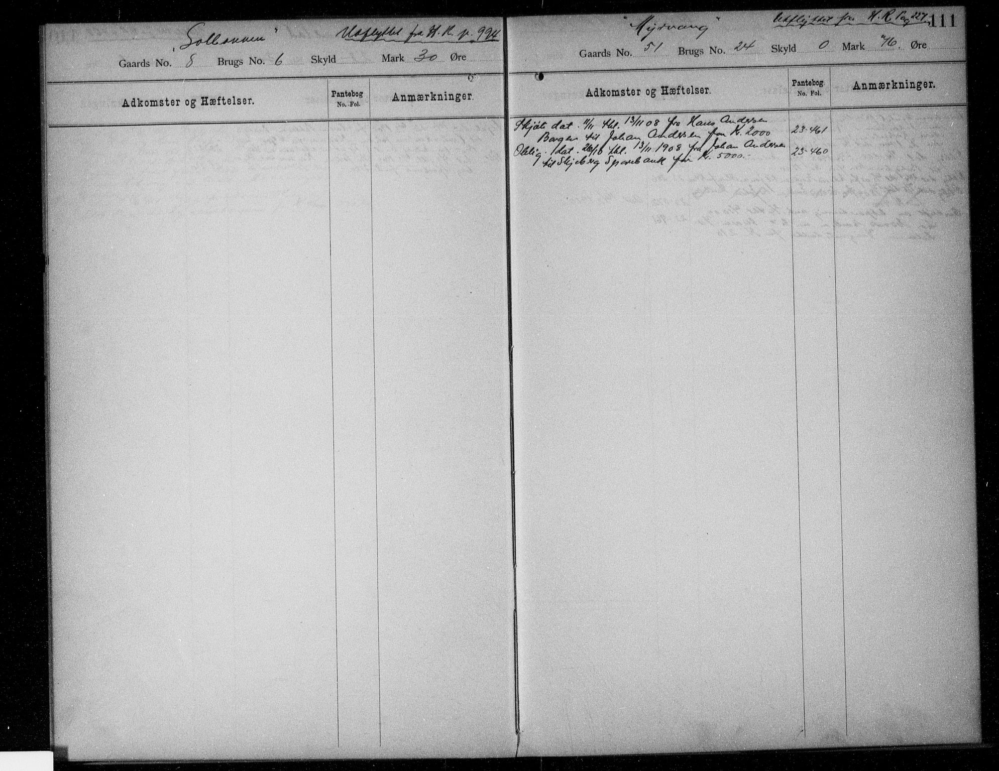 Idd og Marker sorenskriveri, AV/SAO-A-10283/G/Ga/Gac/L0003: Mortgage register no. II 3, 1894-1925, p. 111