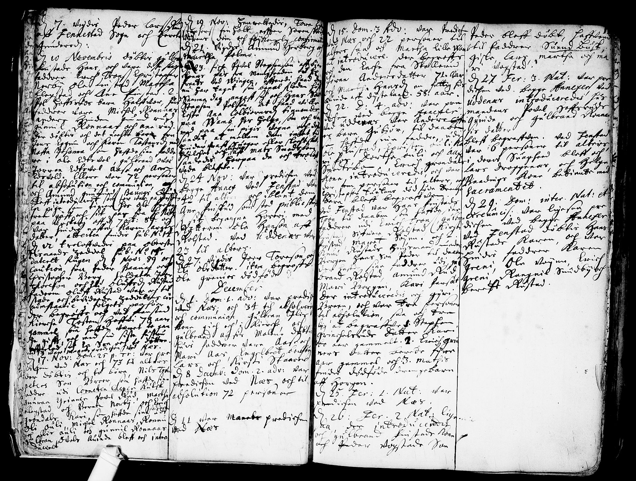 Nes prestekontor Kirkebøker, SAO/A-10410/F/Fa/L0001: Parish register (official) no. I 1, 1689-1716, p. 10-11