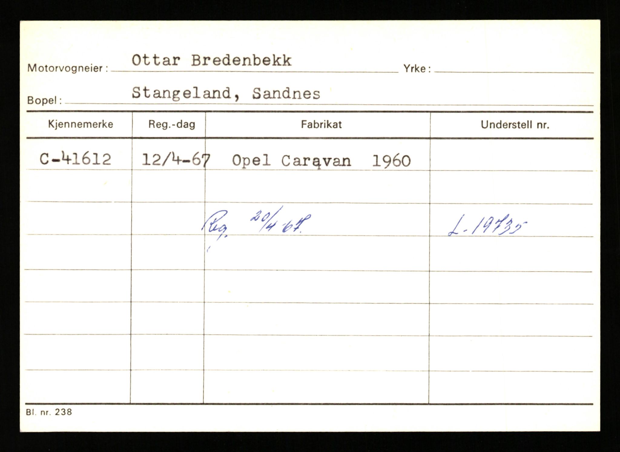 Stavanger trafikkstasjon, AV/SAST-A-101942/0/G/L0006: Registreringsnummer: 34250 - 49007, 1930-1971, p. 1963