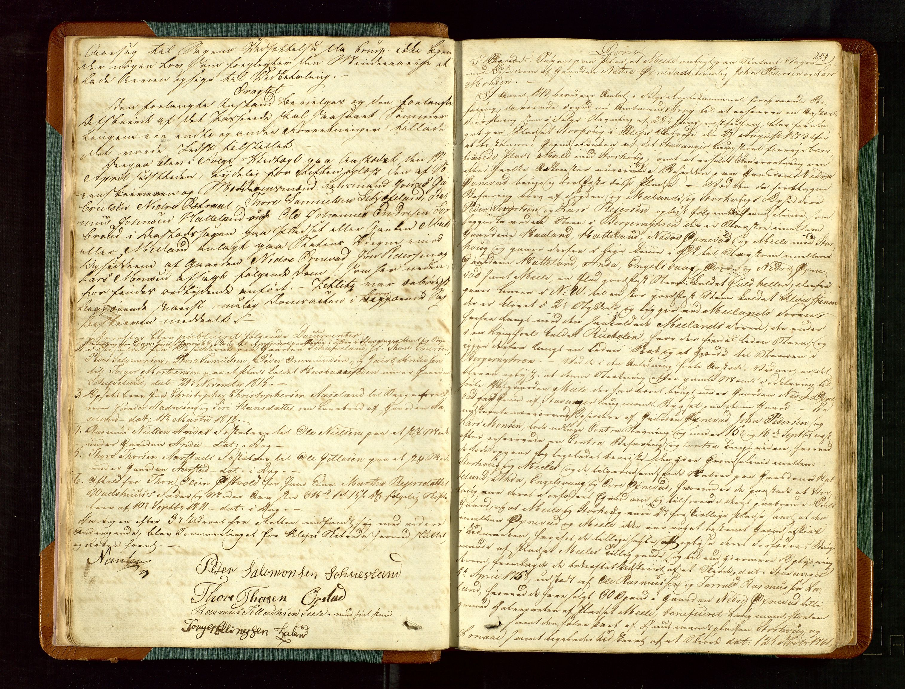 Jæren og Dalane sorenskriveri, AV/SAST-A-100306/3/30/30BA/L0101b: TINGBOK BD.II, 1816-1820, p. 258b-259a
