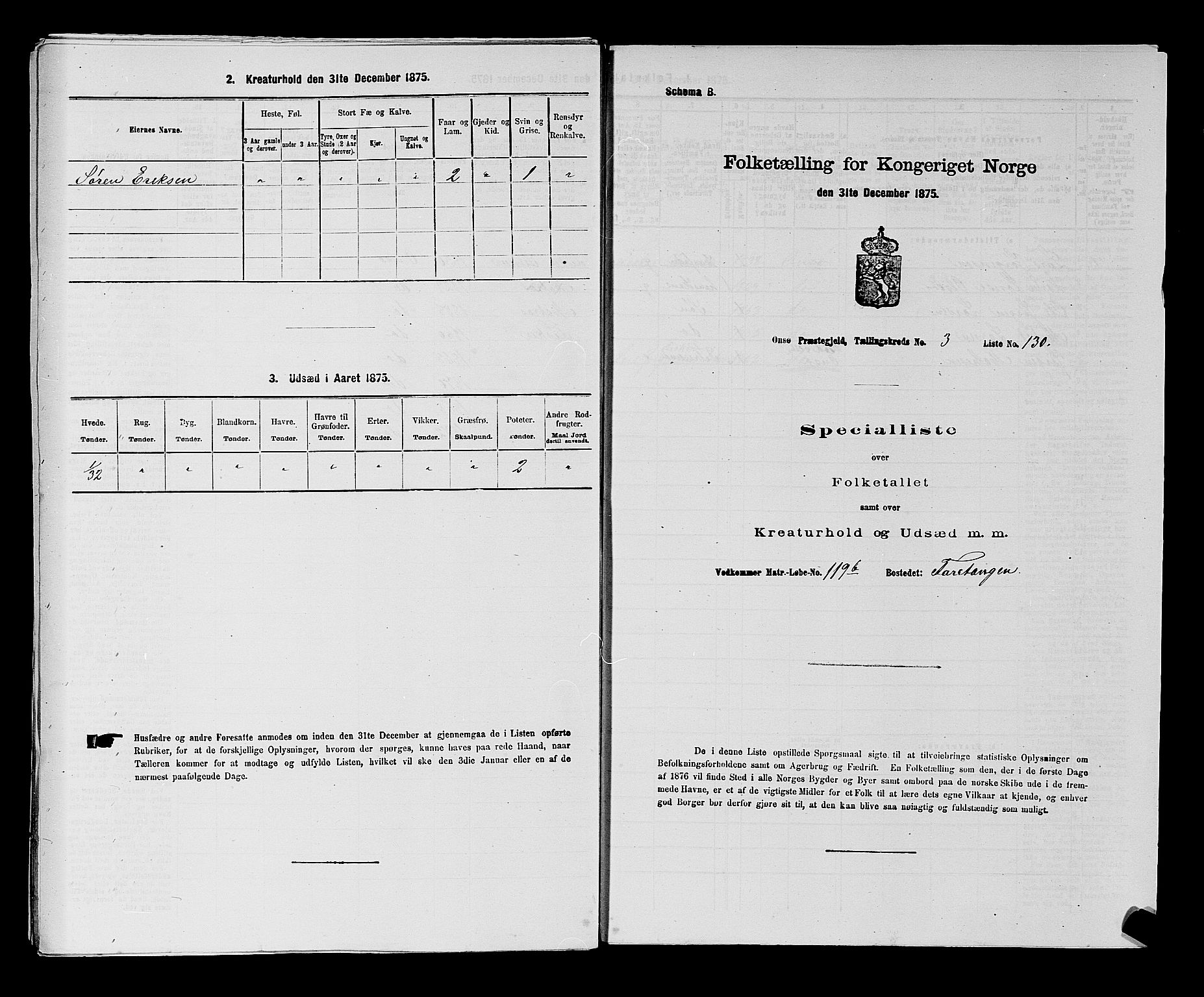 RA, 1875 census for 0134P Onsøy, 1875, p. 723