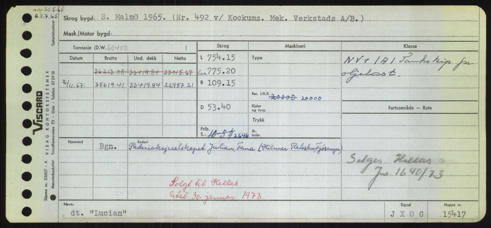 Sjøfartsdirektoratet med forløpere, Skipsmålingen, AV/RA-S-1627/H/Hd/L0023: Fartøy, Lia-Løv, p. 381