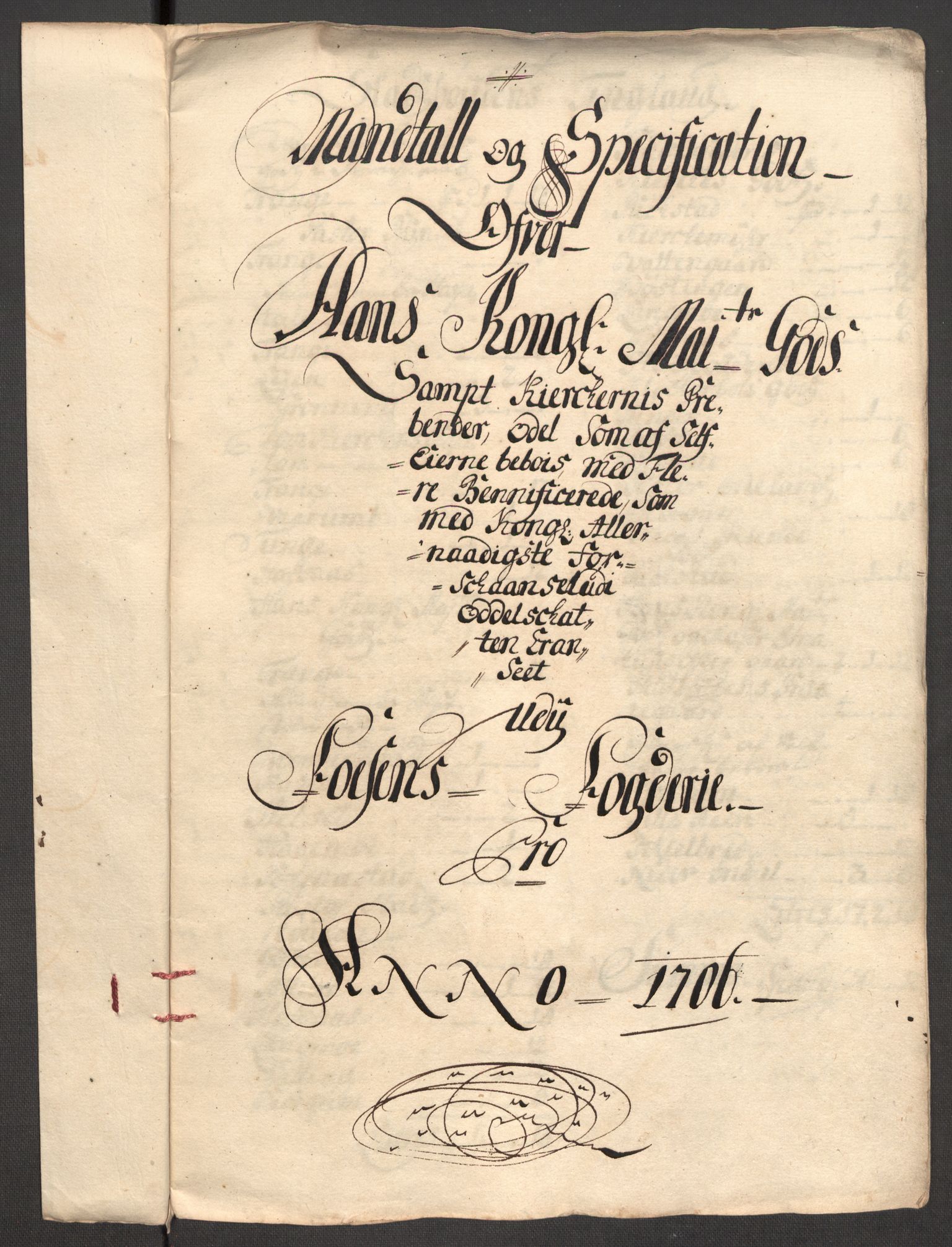 Rentekammeret inntil 1814, Reviderte regnskaper, Fogderegnskap, RA/EA-4092/R57/L3857: Fogderegnskap Fosen, 1706-1707, p. 138