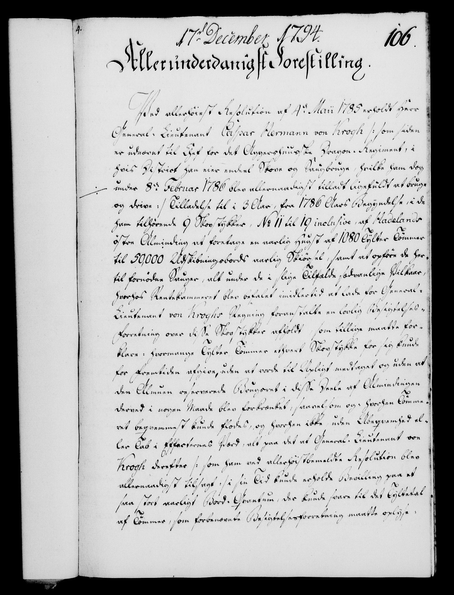 Rentekammeret, Kammerkanselliet, RA/EA-3111/G/Gf/Gfa/L0076: Norsk relasjons- og resolusjonsprotokoll (merket RK 52.76), 1794, p. 497