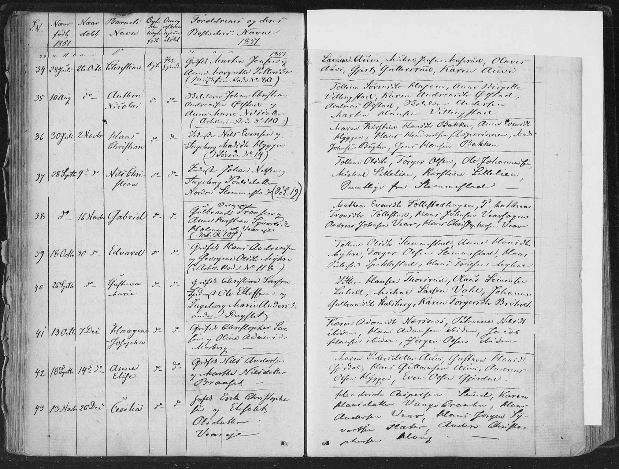 Røyken kirkebøker, SAKO/A-241/F/Fa/L0005: Parish register (official) no. 5, 1833-1856, p. 89