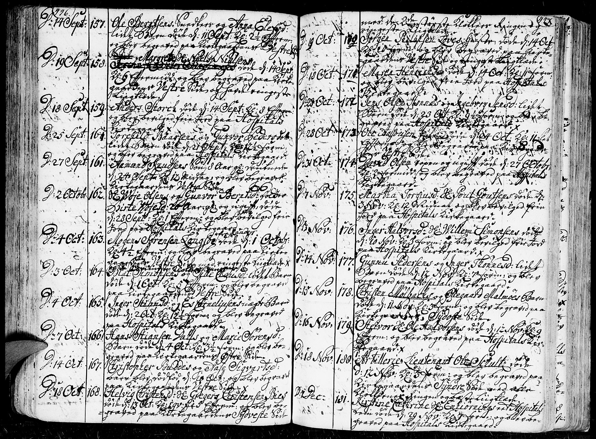 Kristiansand domprosti, AV/SAK-1112-0006/F/Fa/L0001: Parish register (official) no. A 1, 1734-1793, p. 446-447