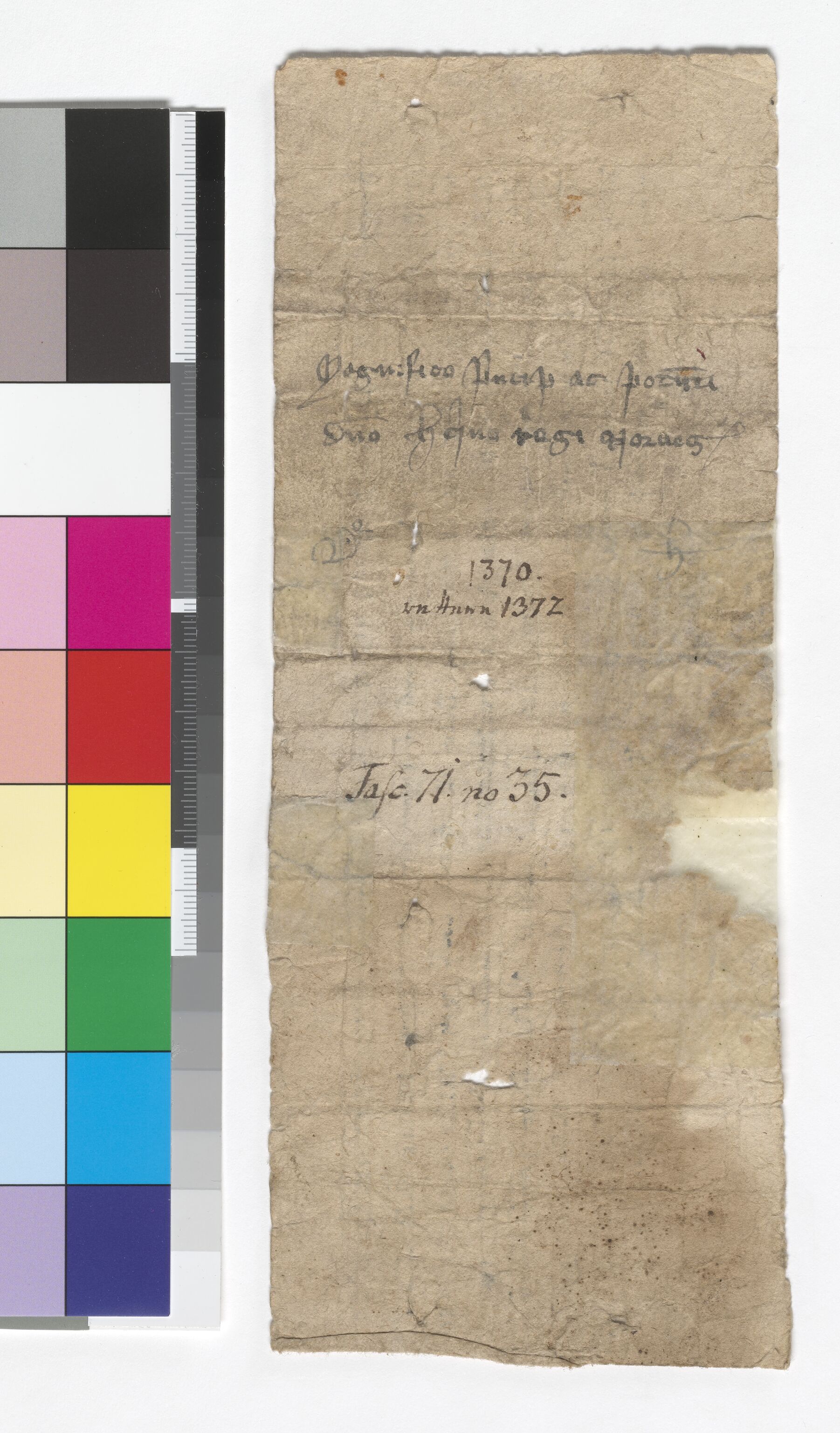 Riksarkivets diplomsamling, AV/RA-EA-5965/F05/L0175: NRA AM fasc. 71 nr. 13-35, 1368-1372, p. 25