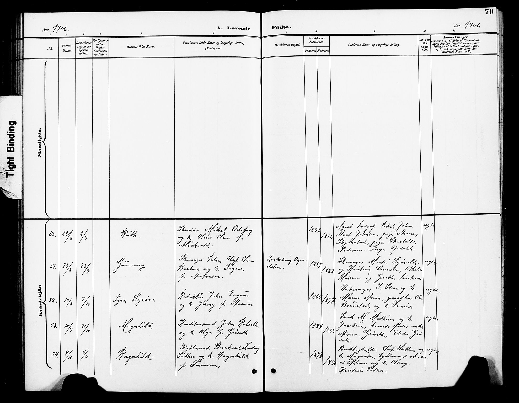 Ministerialprotokoller, klokkerbøker og fødselsregistre - Nord-Trøndelag, SAT/A-1458/739/L0375: Parish register (copy) no. 739C03, 1898-1908, p. 70