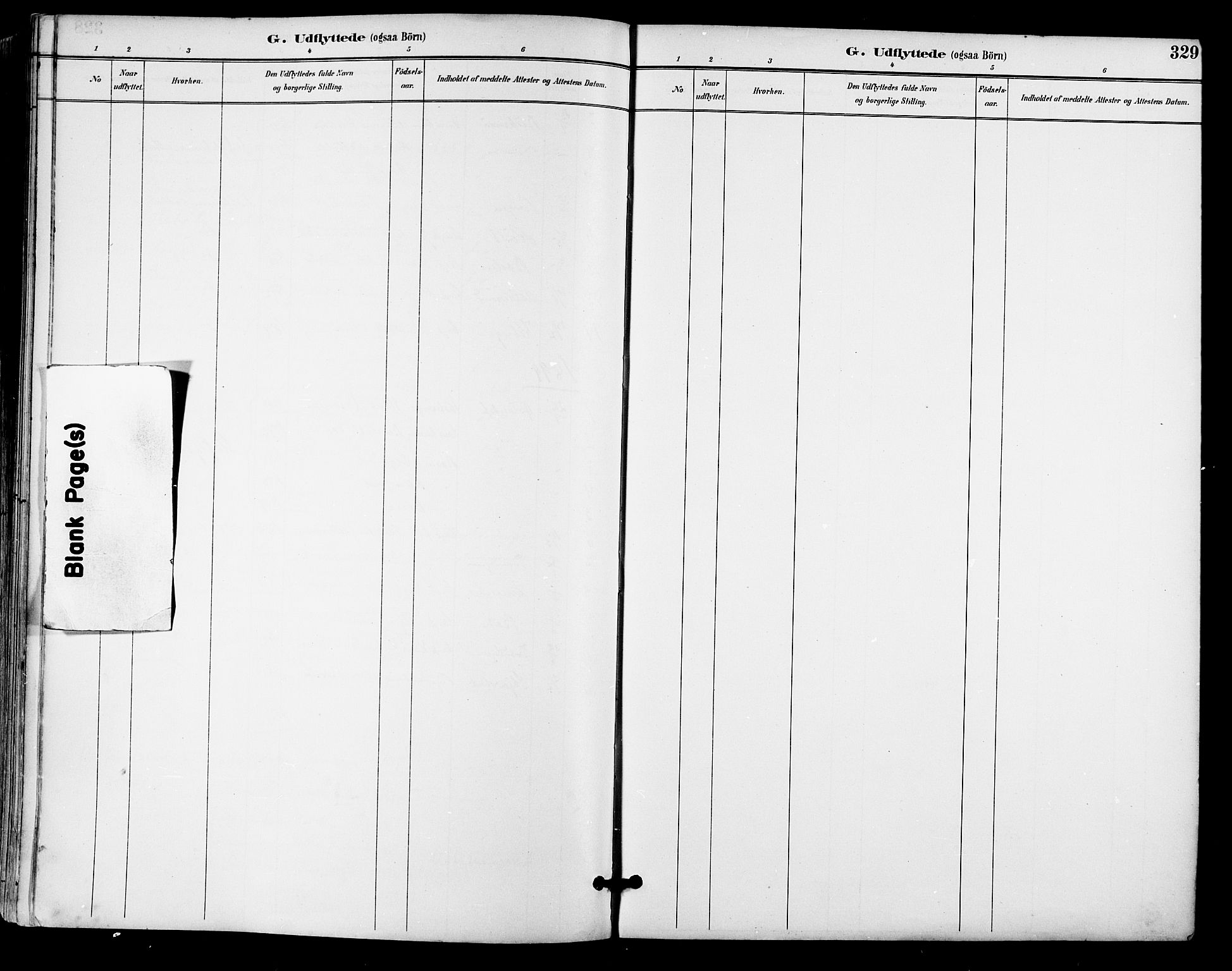 Ministerialprotokoller, klokkerbøker og fødselsregistre - Nordland, AV/SAT-A-1459/805/L0101: Parish register (official) no. 805A07, 1892-1899, p. 329