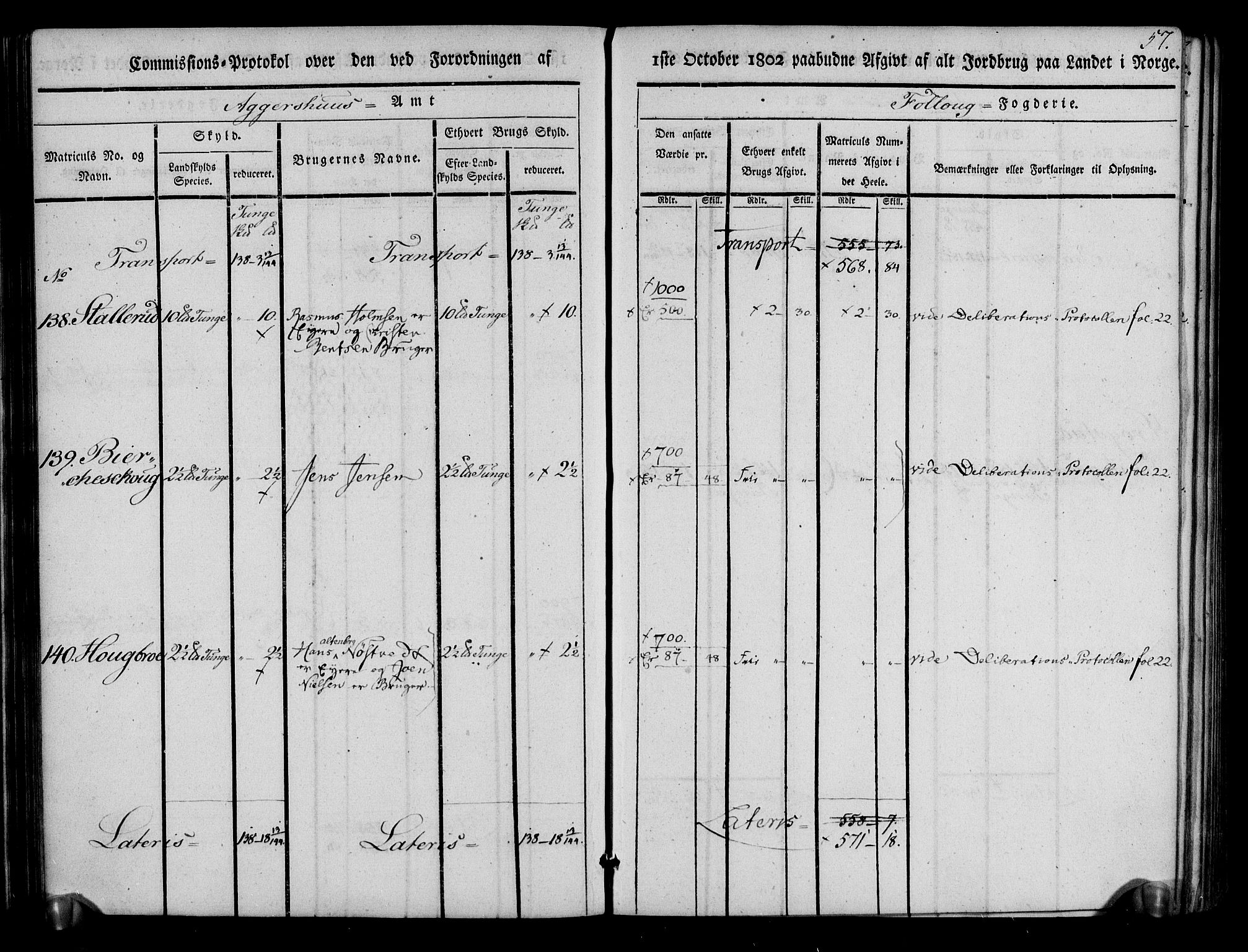 Rentekammeret inntil 1814, Realistisk ordnet avdeling, AV/RA-EA-4070/N/Ne/Nea/L0014: Follo fogderi. Kommisjonsprotokoll, 1803, p. 59