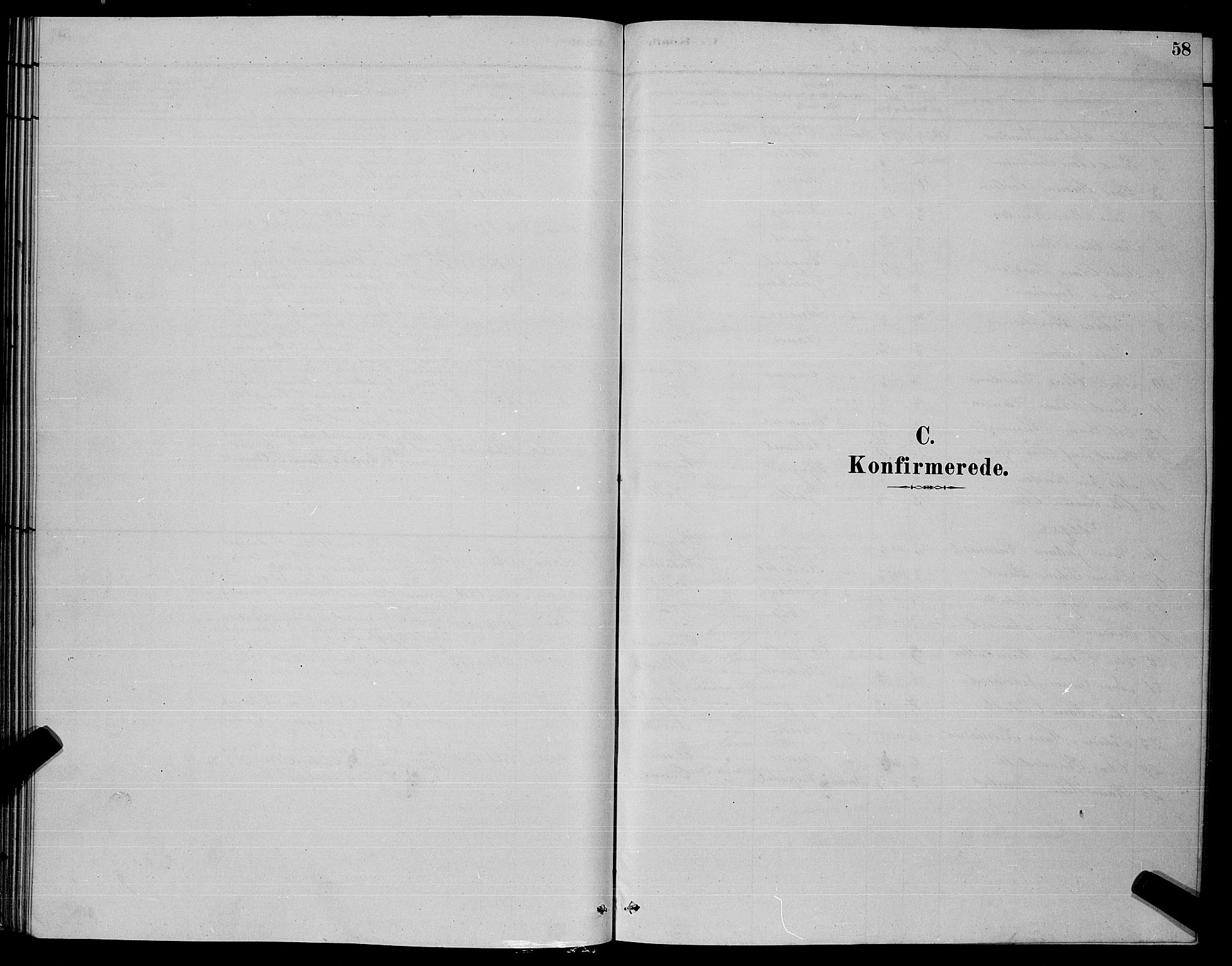 Ministerialprotokoller, klokkerbøker og fødselsregistre - Møre og Romsdal, AV/SAT-A-1454/520/L0292: Parish register (copy) no. 520C04, 1882-1901, p. 58