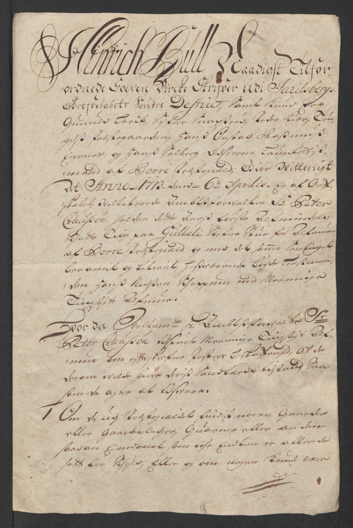 Rentekammeret inntil 1814, Reviderte regnskaper, Fogderegnskap, AV/RA-EA-4092/R32/L1878: Fogderegnskap Jarlsberg grevskap, 1713, p. 145