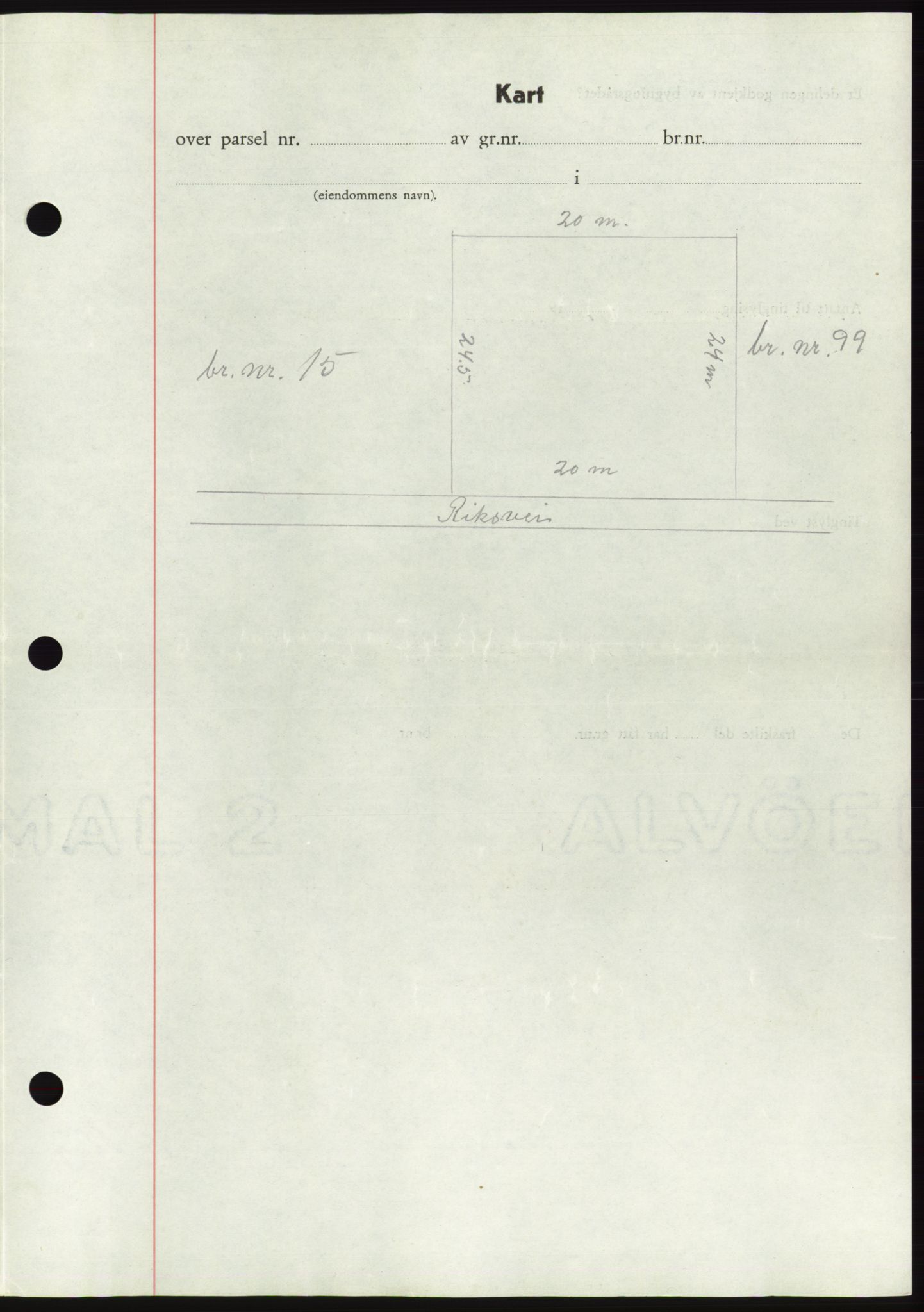 Søre Sunnmøre sorenskriveri, AV/SAT-A-4122/1/2/2C/L0077: Mortgage book no. 3A, 1945-1946, Diary no: : 29/1946