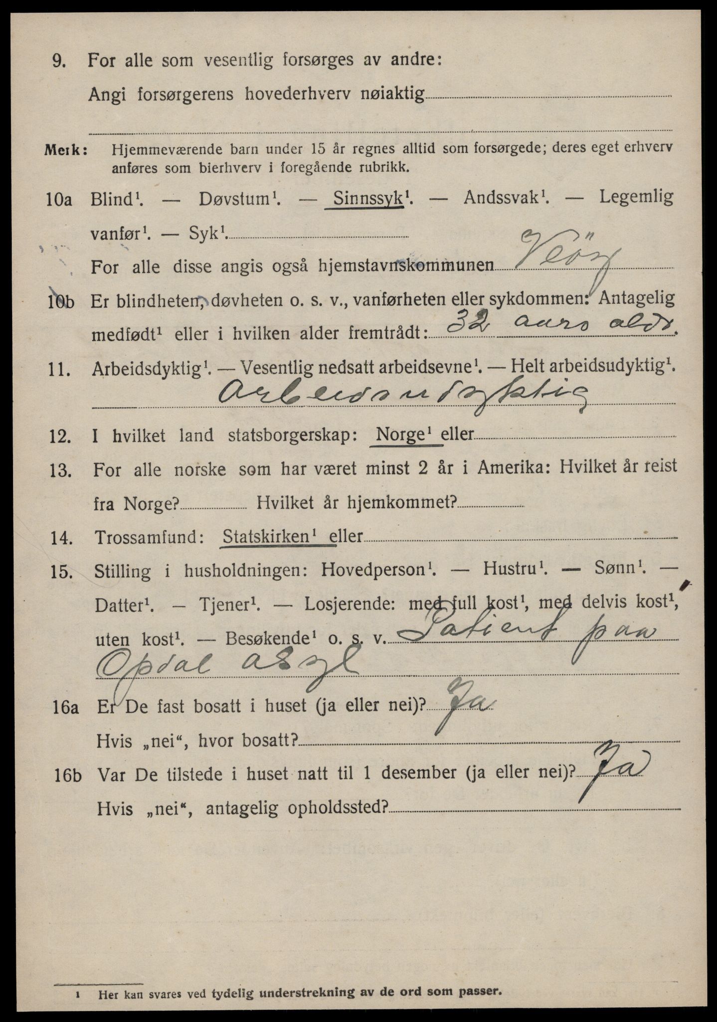 SAT, 1920 census for Bolsøy, 1920, p. 7534