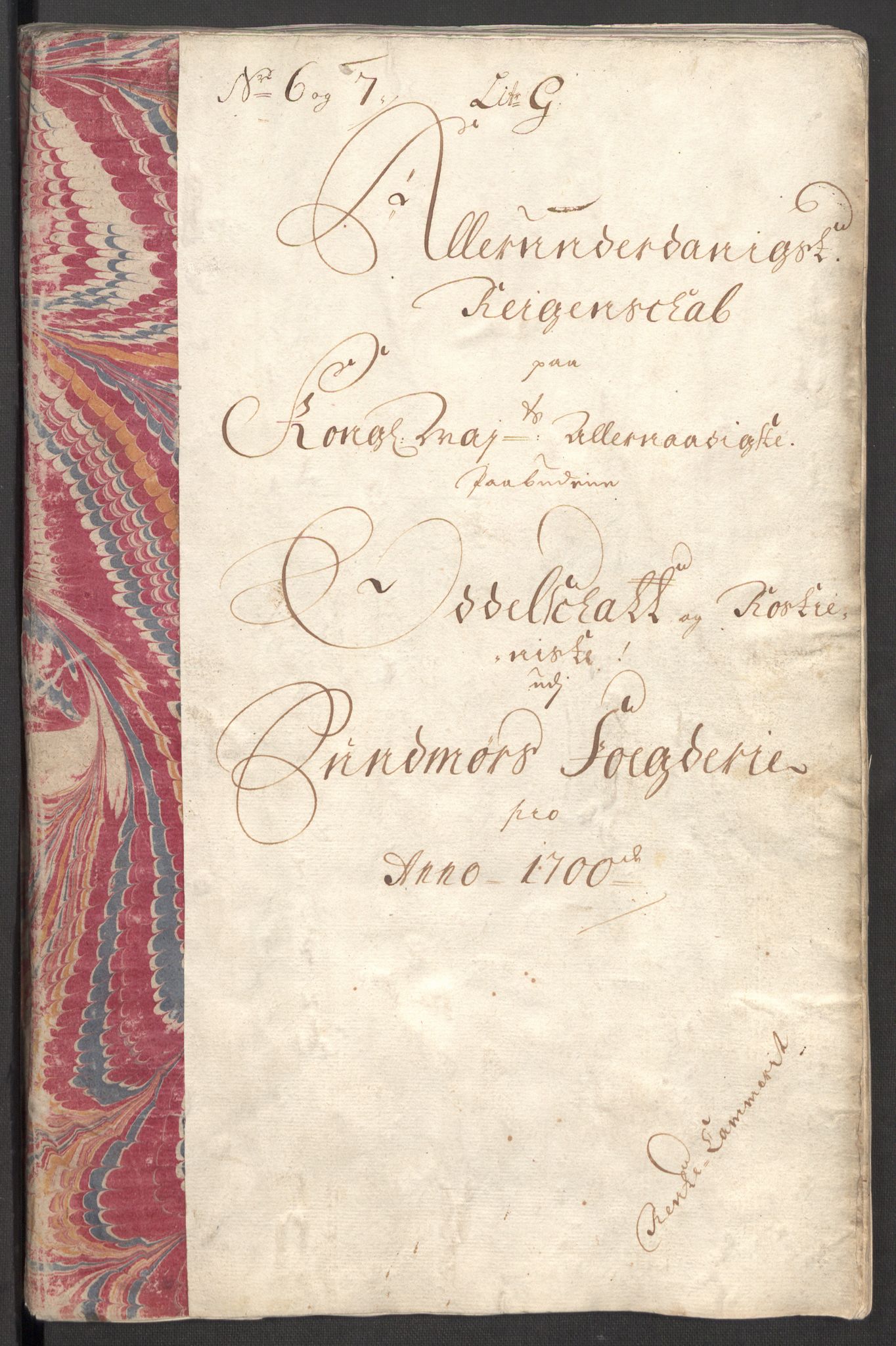 Rentekammeret inntil 1814, Reviderte regnskaper, Fogderegnskap, AV/RA-EA-4092/R54/L3558: Fogderegnskap Sunnmøre, 1700-1701, p. 132