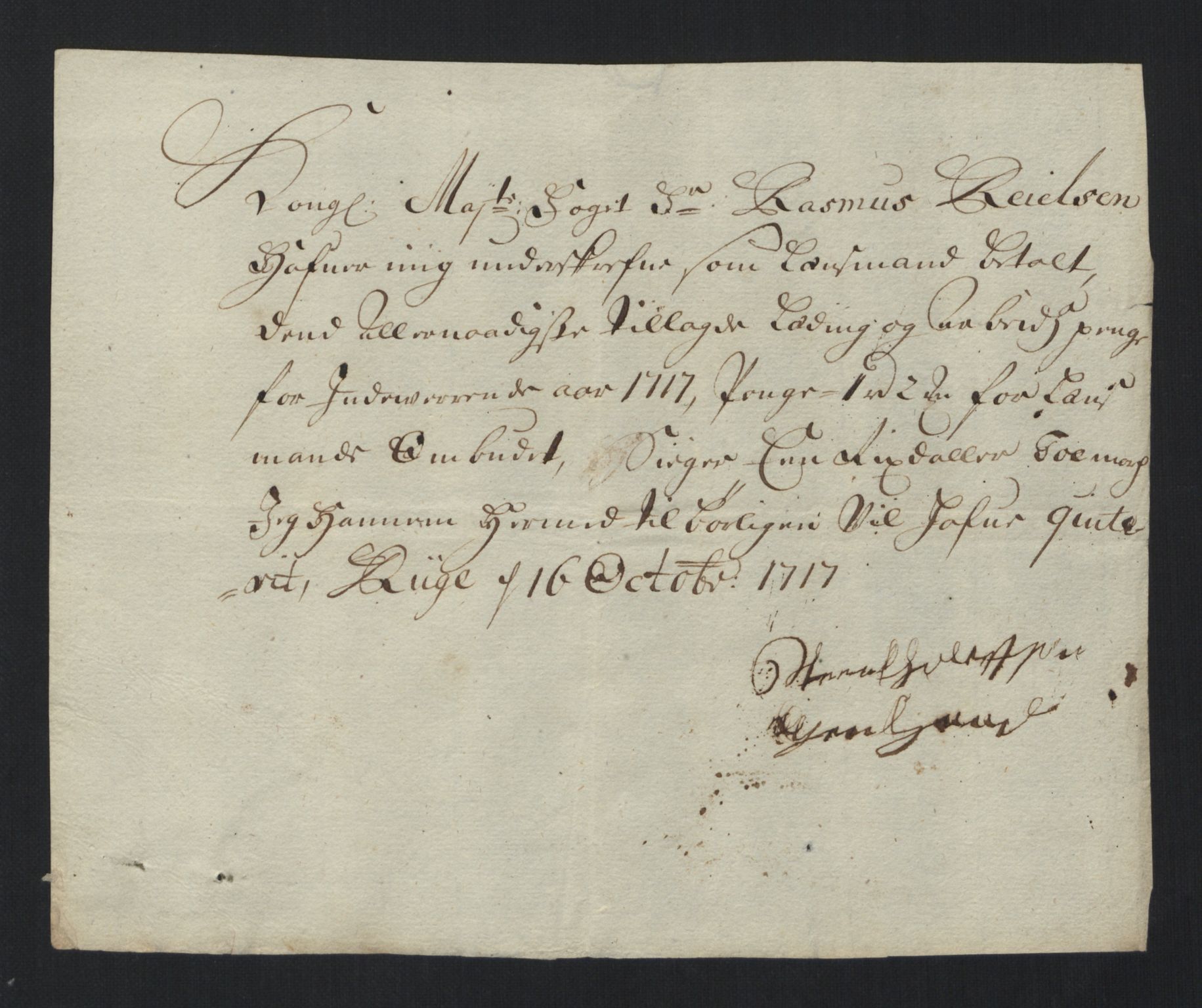 Rentekammeret inntil 1814, Reviderte regnskaper, Fogderegnskap, RA/EA-4092/R40/L2452: Fogderegnskap Råbyggelag, 1716-1717, p. 312