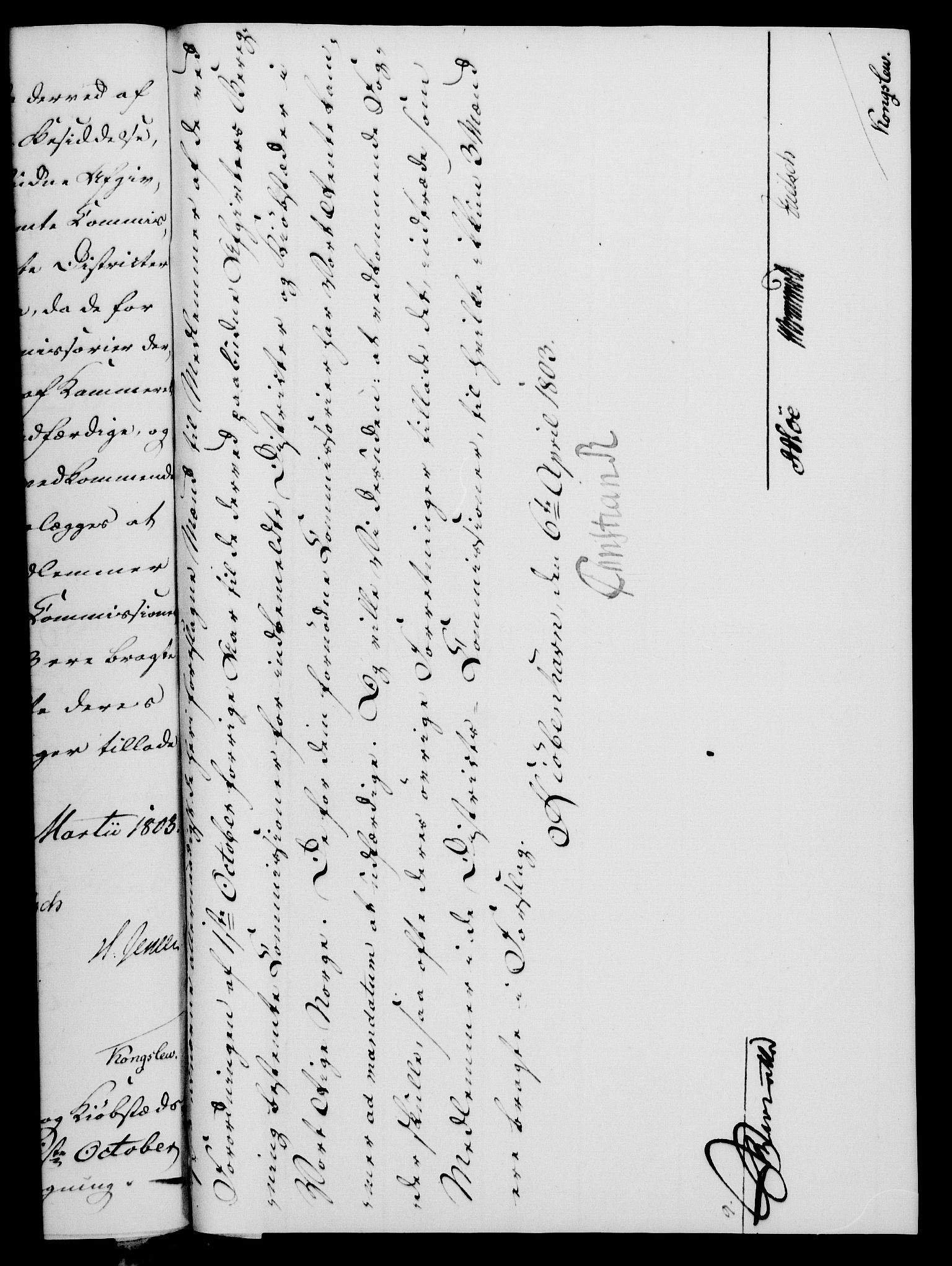 Rentekammeret, Kammerkanselliet, AV/RA-EA-3111/G/Gf/Gfa/L0085: Norsk relasjons- og resolusjonsprotokoll (merket RK 52.85), 1803, p. 359