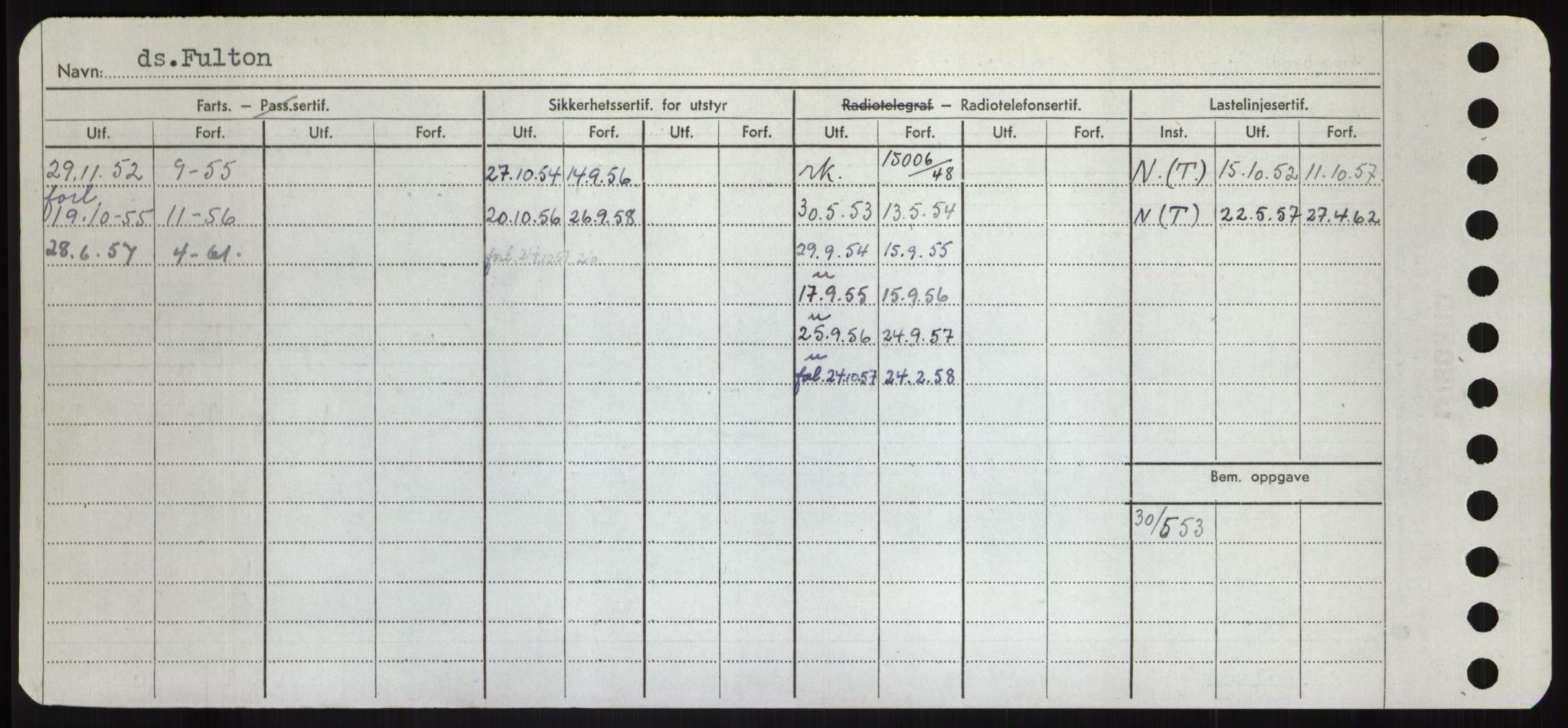 Sjøfartsdirektoratet med forløpere, Skipsmålingen, AV/RA-S-1627/H/Hd/L0011: Fartøy, Fla-Får, p. 602