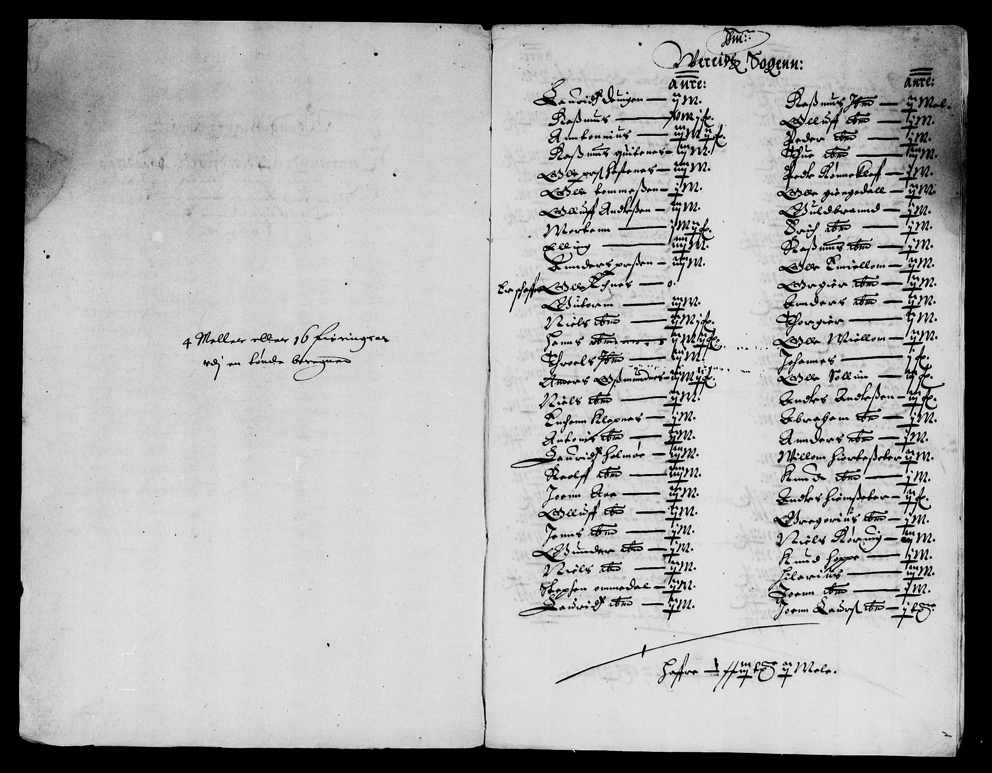 Rentekammeret inntil 1814, Reviderte regnskaper, Lensregnskaper, AV/RA-EA-5023/R/Rb/Rbt/L0096: Bergenhus len, 1643-1644