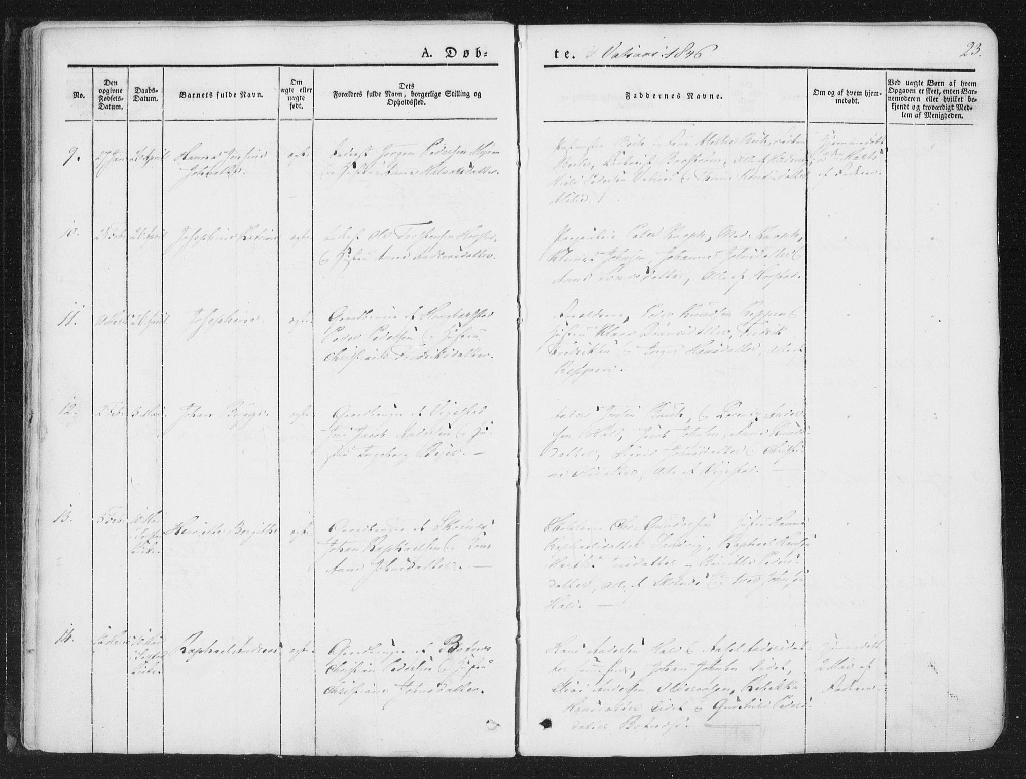 Ministerialprotokoller, klokkerbøker og fødselsregistre - Nordland, AV/SAT-A-1459/810/L0144: Parish register (official) no. 810A07 /1, 1841-1862, p. 23