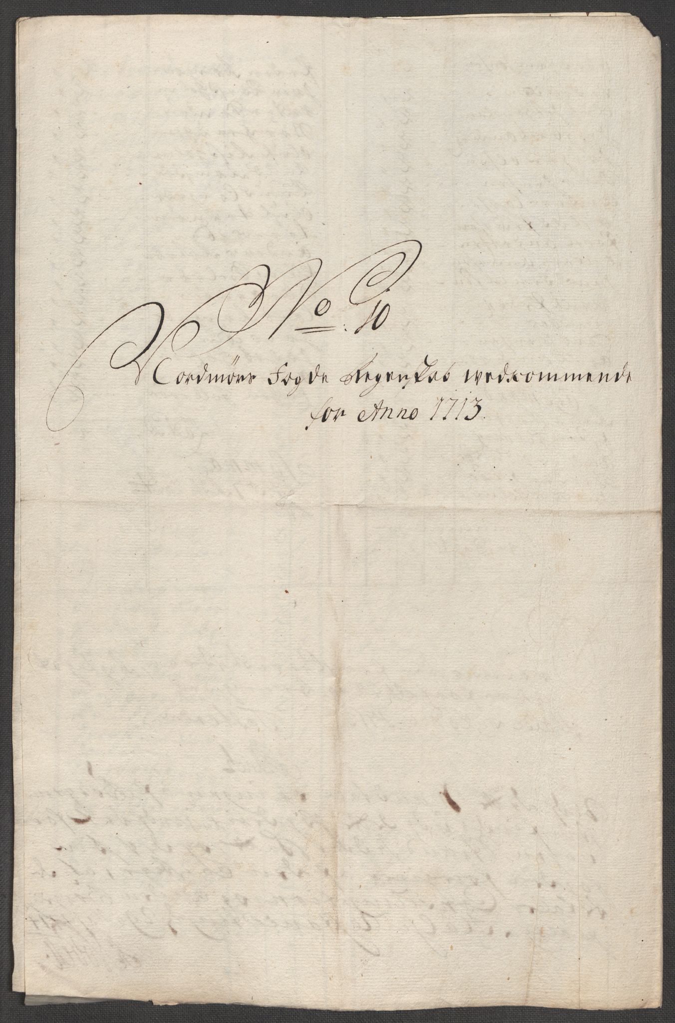 Rentekammeret inntil 1814, Reviderte regnskaper, Fogderegnskap, RA/EA-4092/R56/L3747: Fogderegnskap Nordmøre, 1713, p. 108